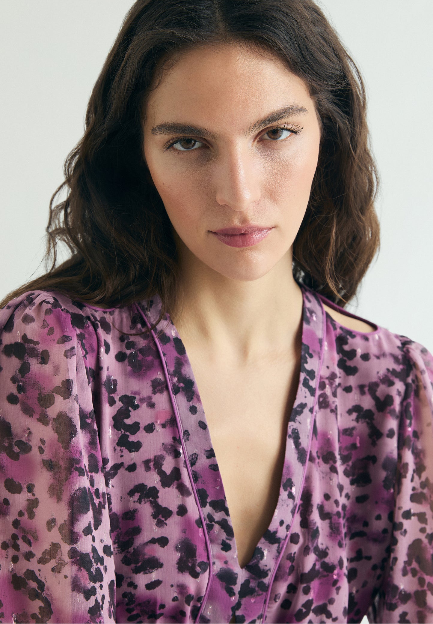 VESTIDO MIDI PRINT ABERTURAS