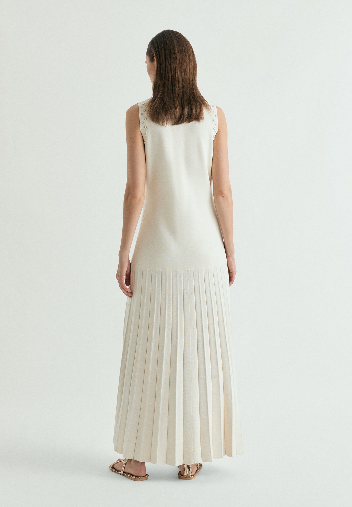 VESTIDO MIDI STUDS