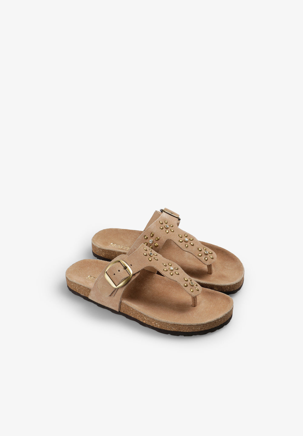 Sandalias hebilla vista lateral