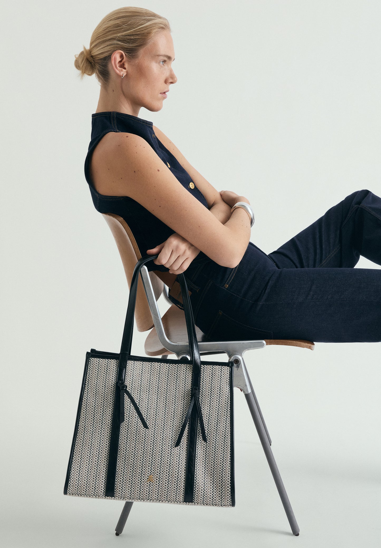 BOLSO SHOPPER TRENZADO