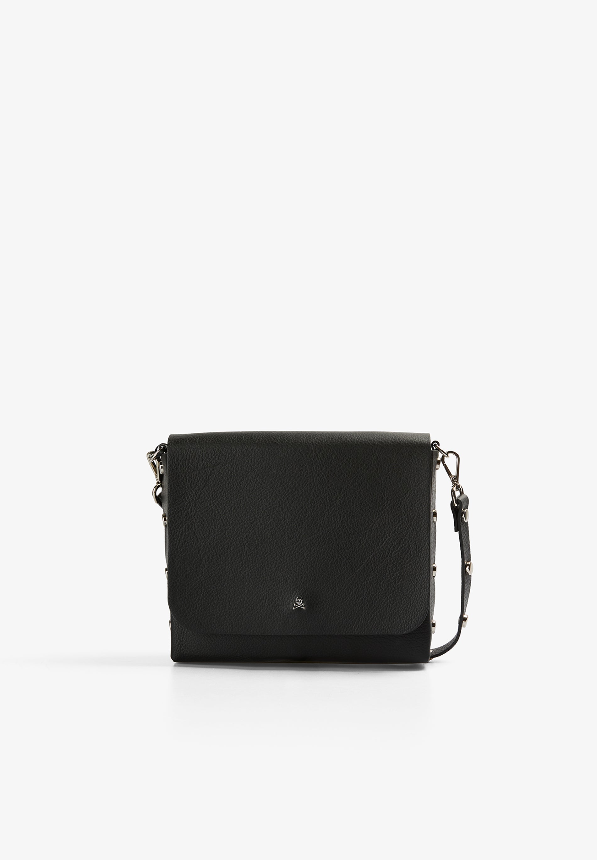 BOLSO DE PIEL CON APLIQUES