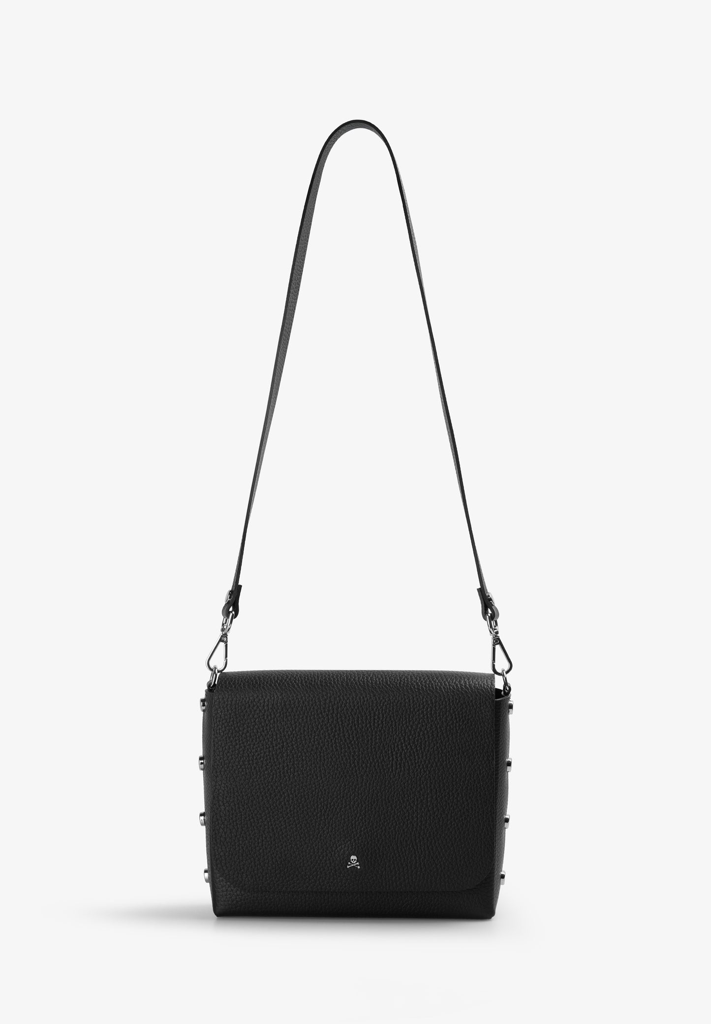 BOLSO DE PIEL CON APLIQUES
