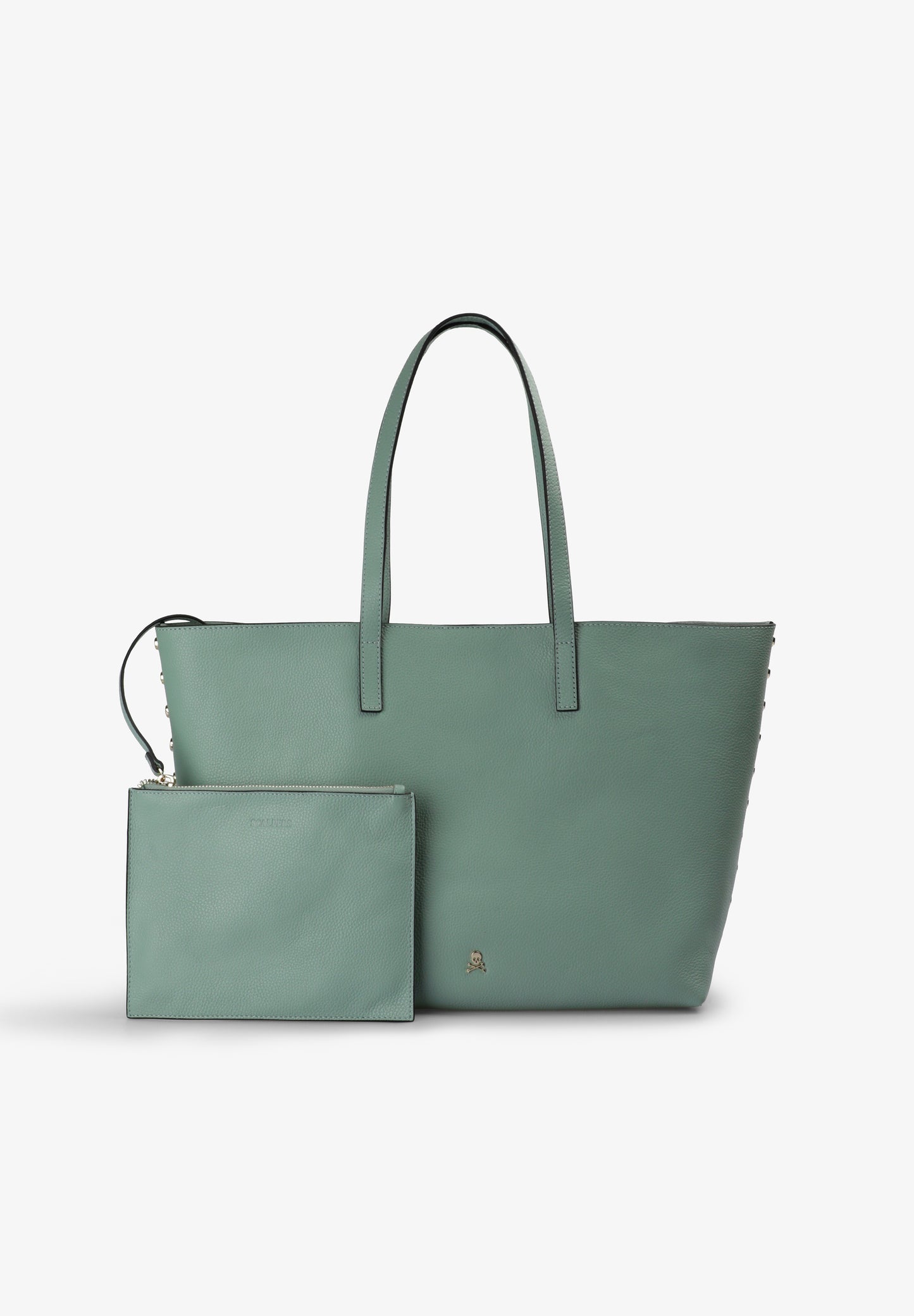 BOLSO PIEL SHOPPER APLIQUES