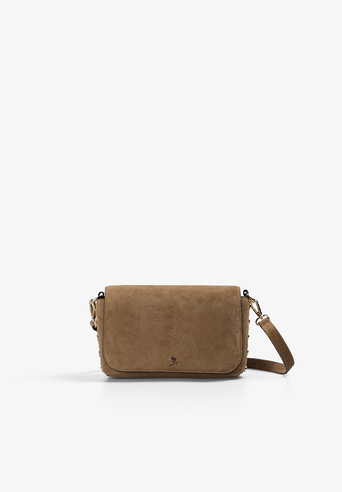 BOLSO BANDOLERA ANTE TACHUELAS