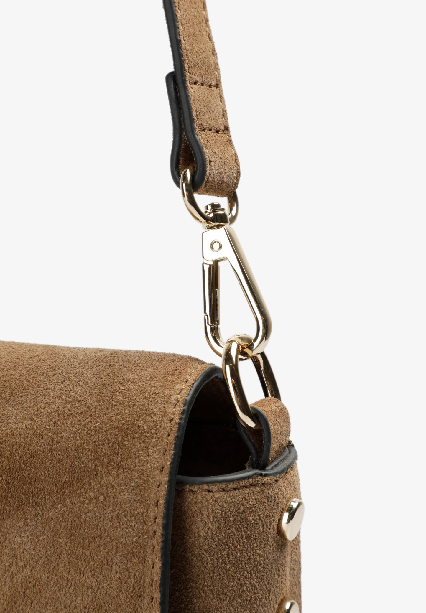 BOLSO BANDOLERA ANTE TACHUELAS