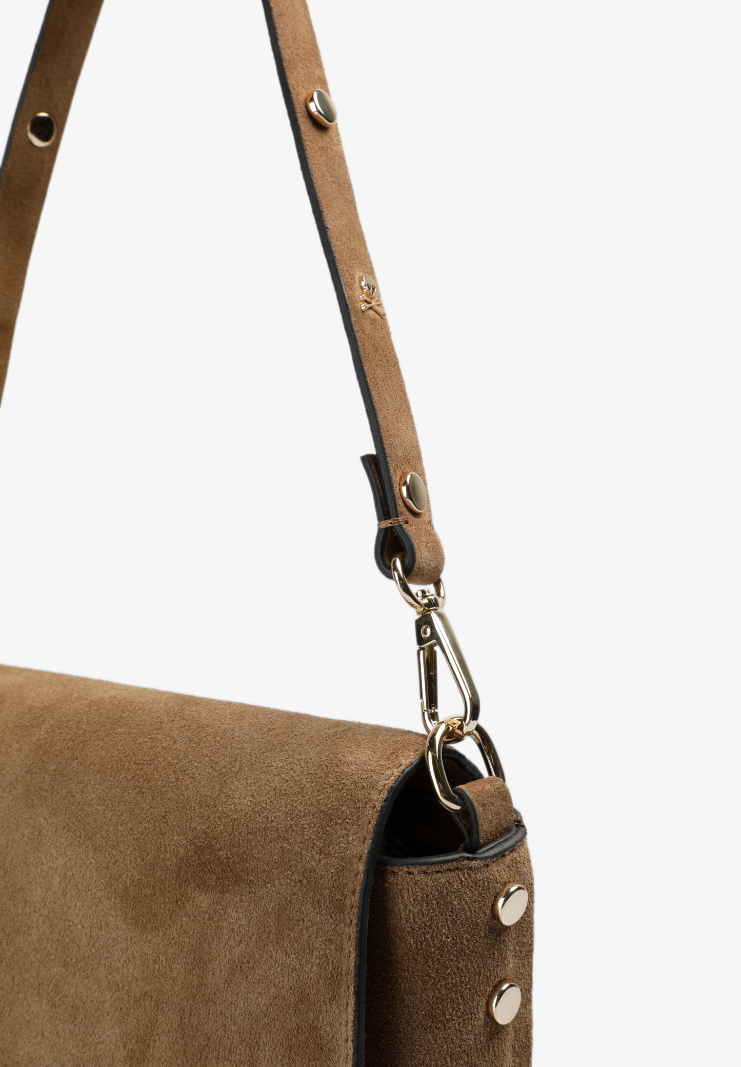 BOLSO BANDOLERA ANTE TACHUELAS