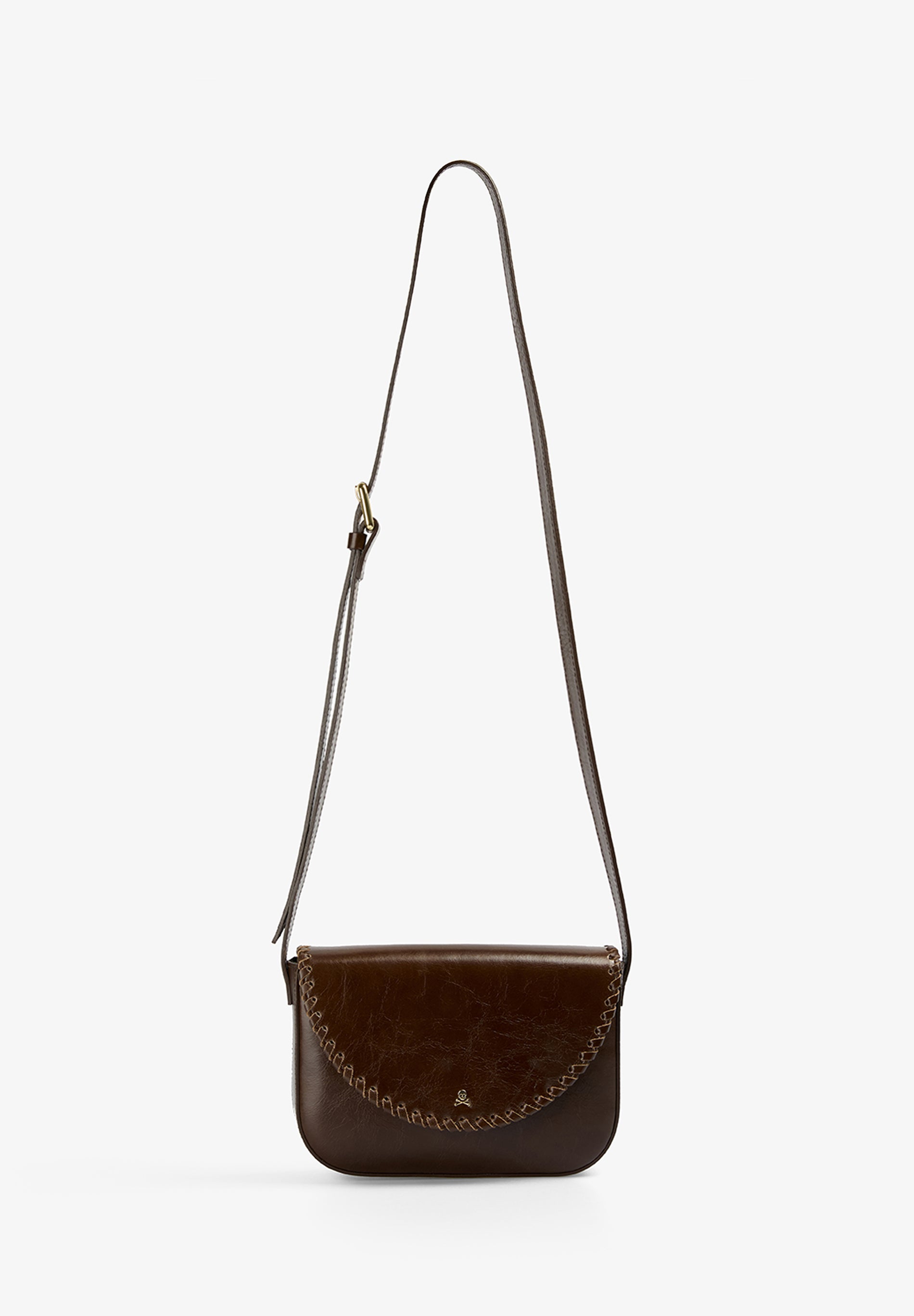 BOLSO BANDOLERA PIEL TRENZADA - Scalpers