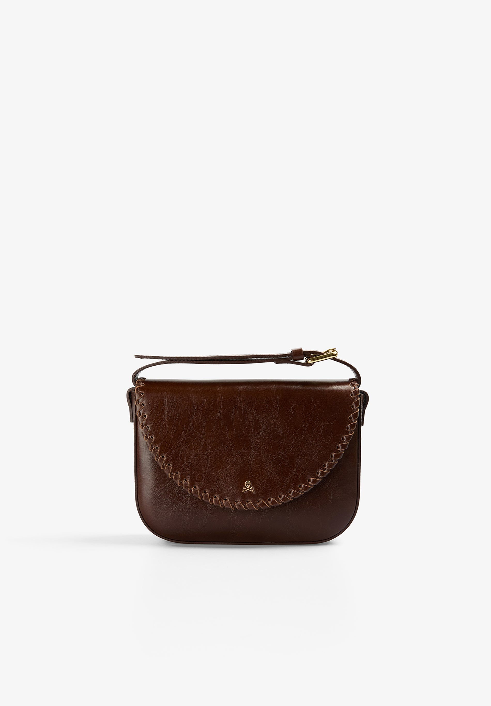 BOLSO BANDOLERA PIEL TRENZADA - Scalpers