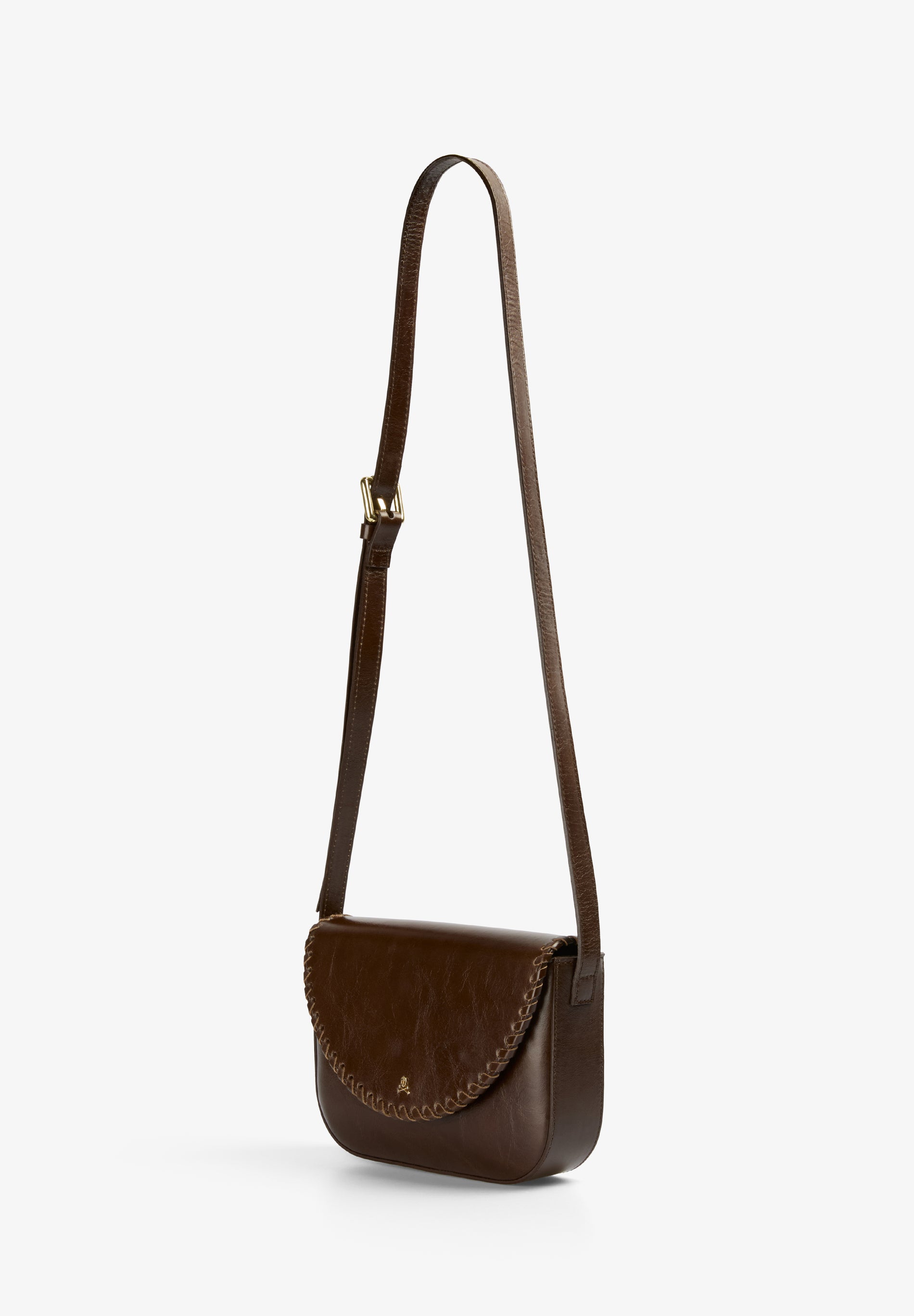 BOLSO BANDOLERA PIEL TRENZADA - Scalpers