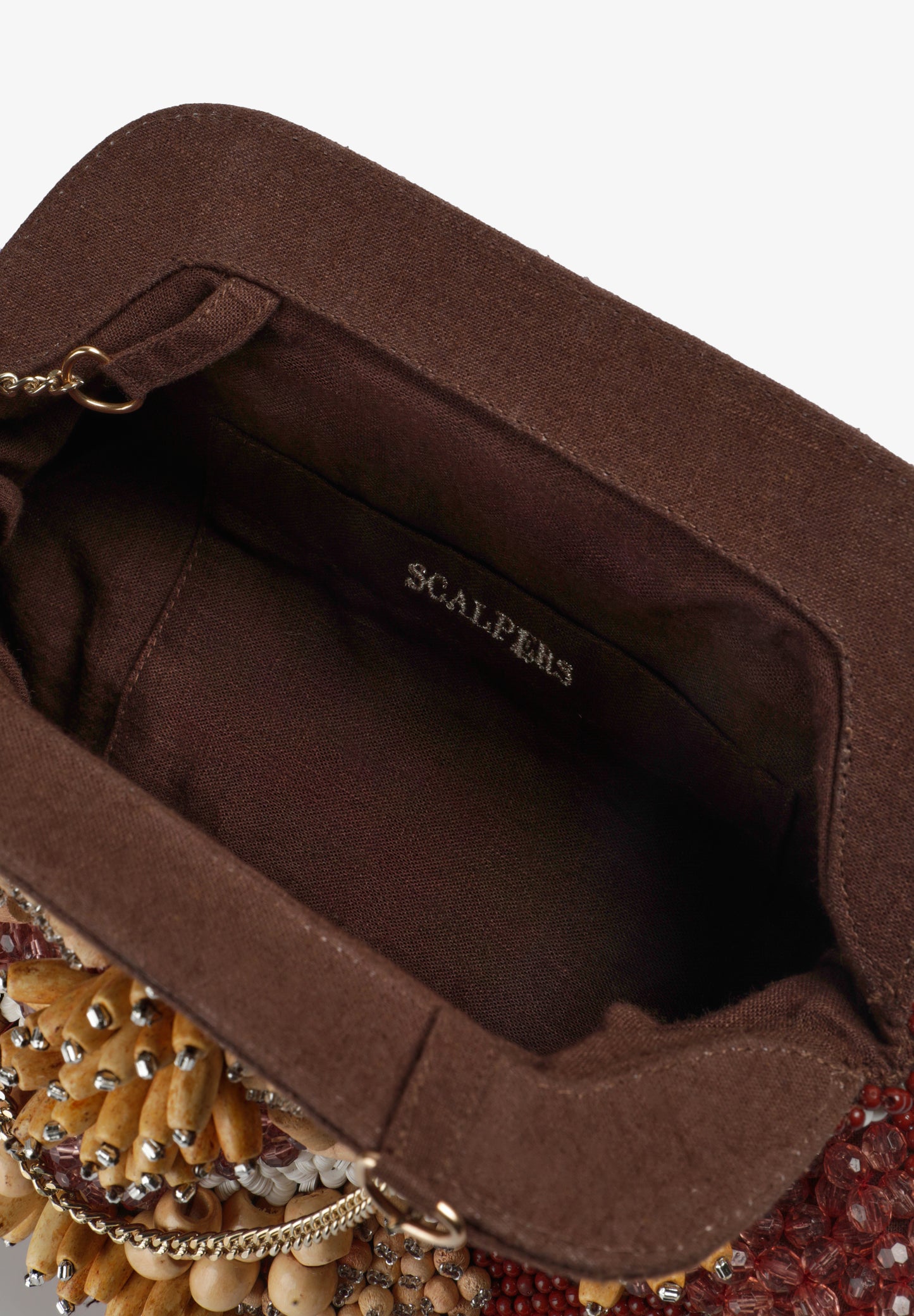 CLUTCH ABALORIOS MADERA