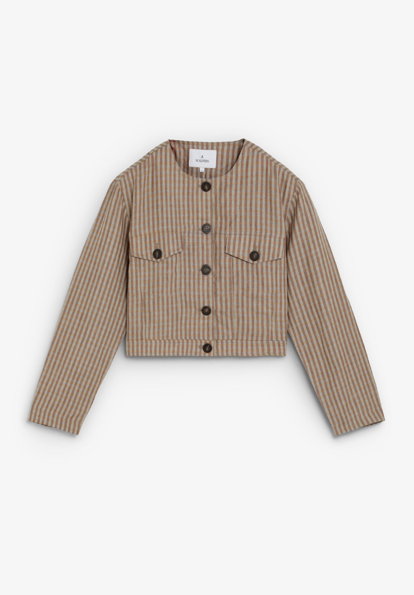 CHAQUETA LINO VICHY