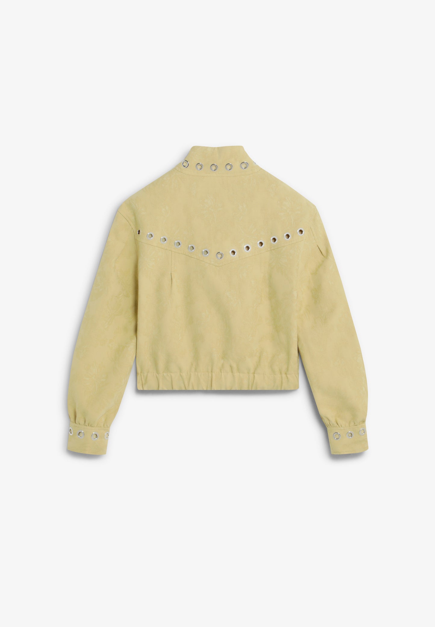 BOMBER JACQUARD CON TACHUELAS