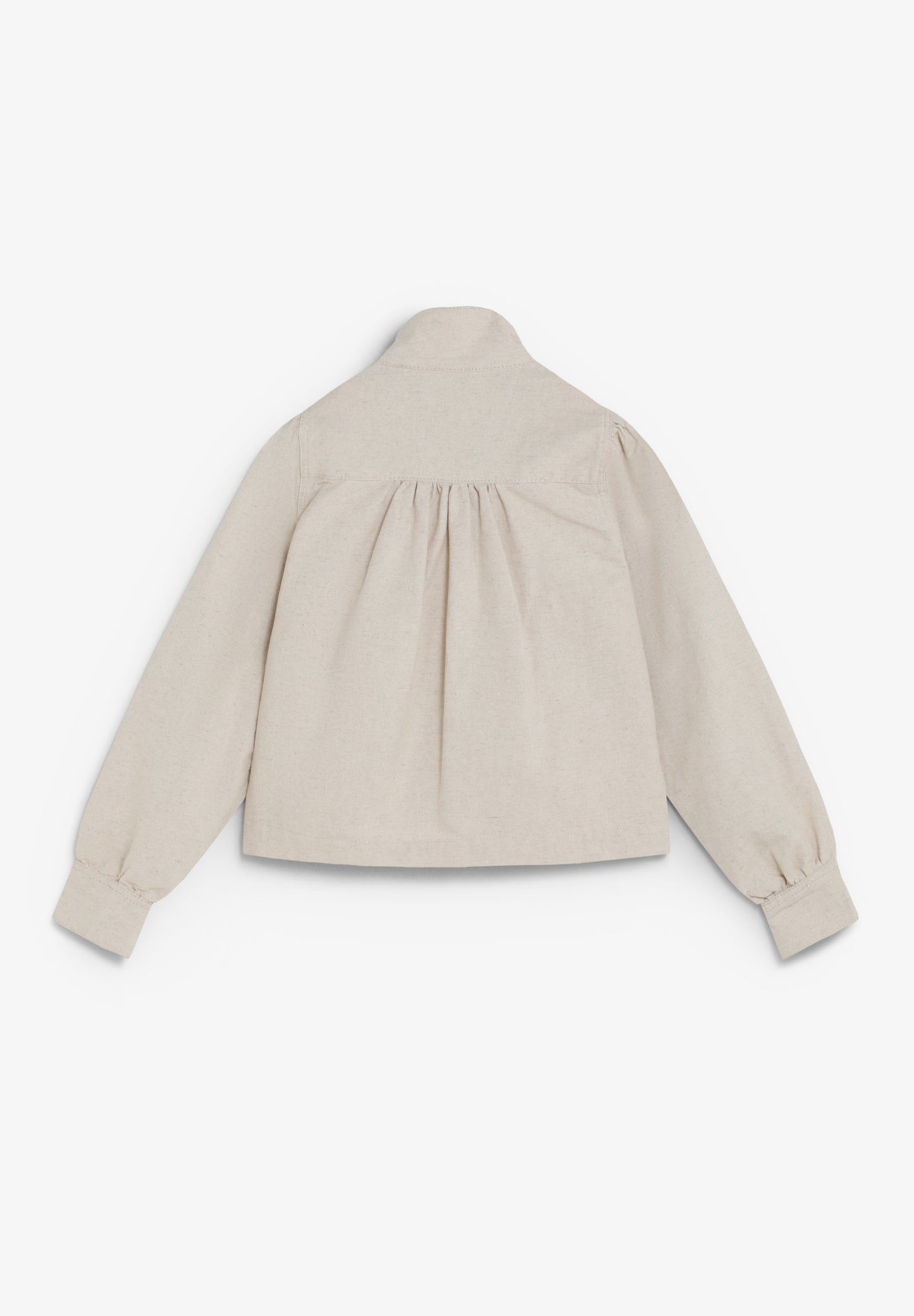 CHAQUETA RÚSTICA MANGAS ABULLONADAS