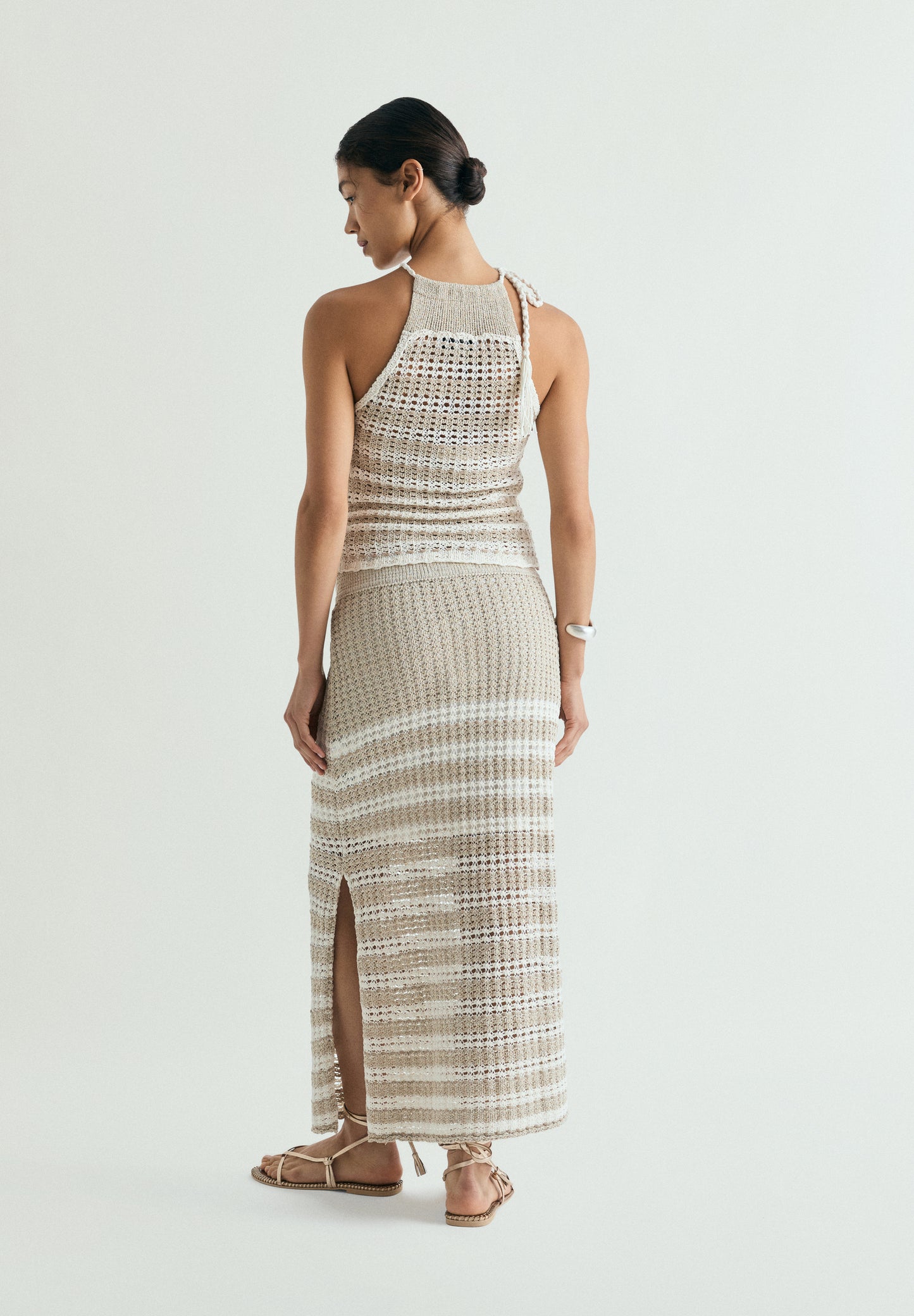 FALDA CROCHET ABERTURAS
