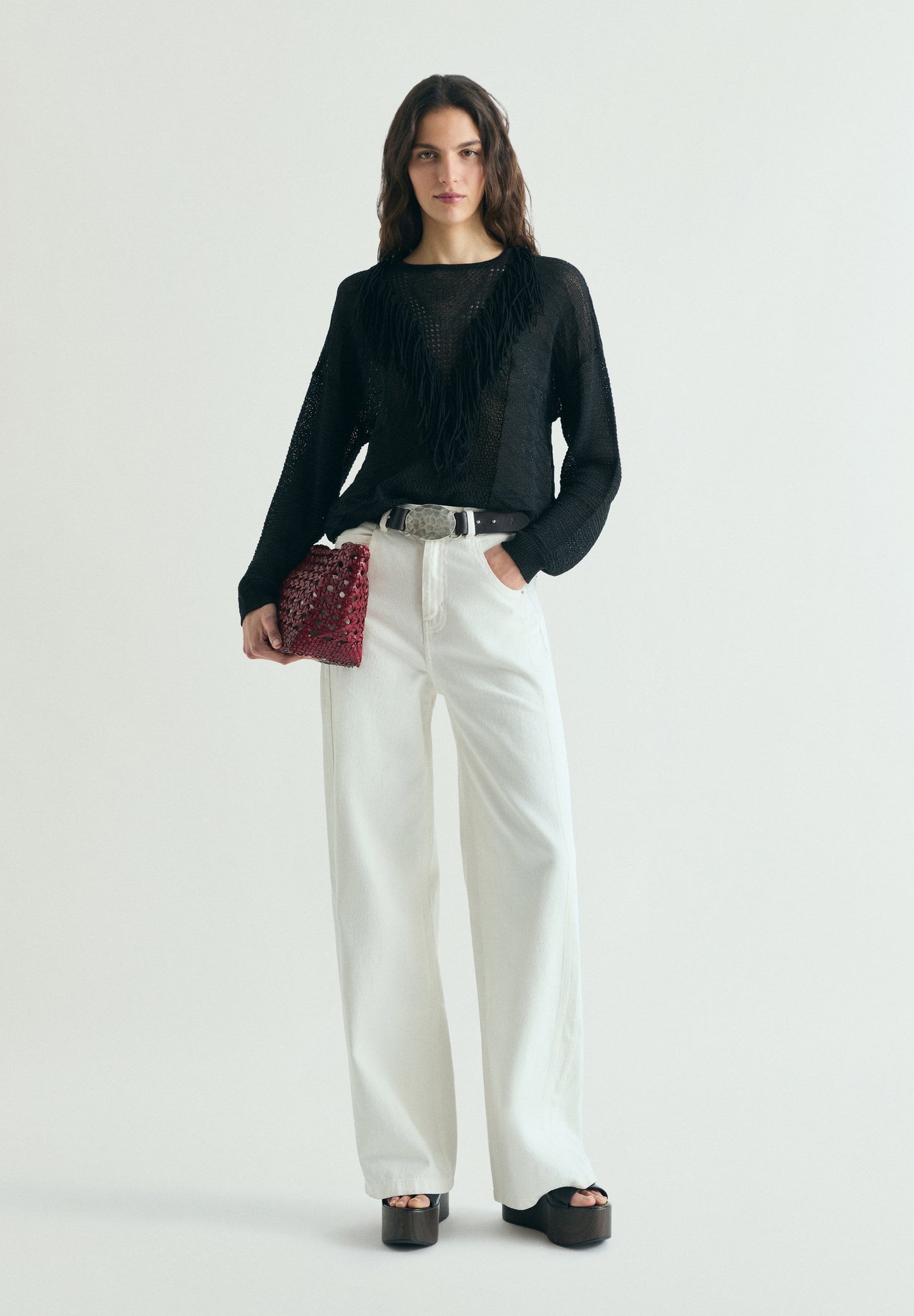 JERSEY CALADO CON FLECOS