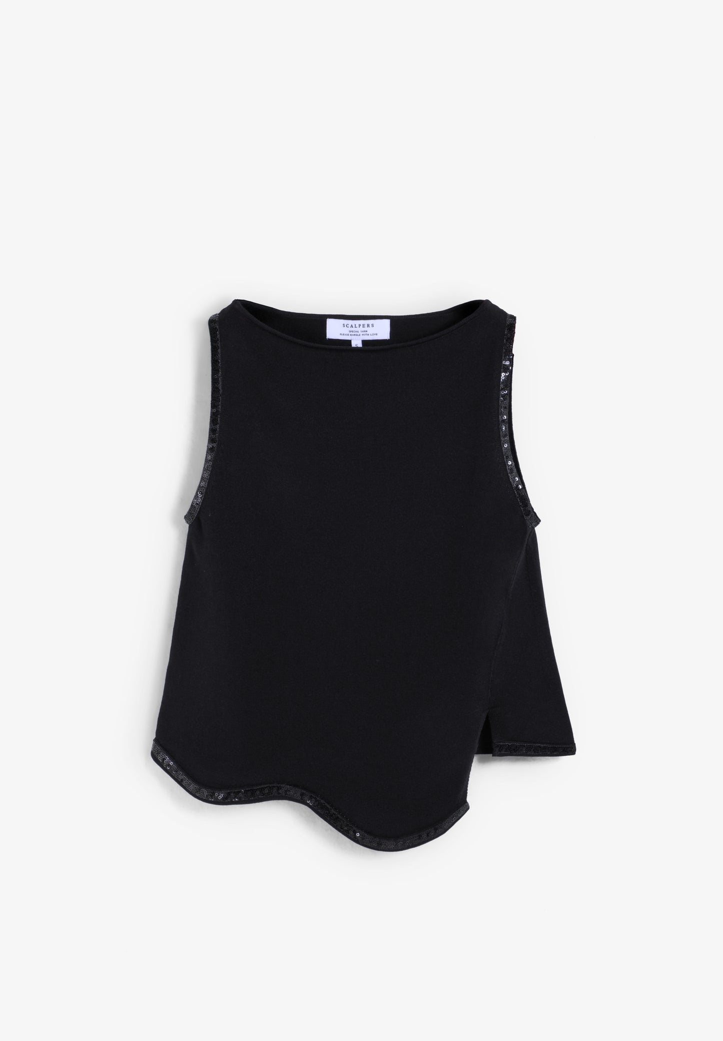 TOP DETALLE LENTEJUELAS ONDA