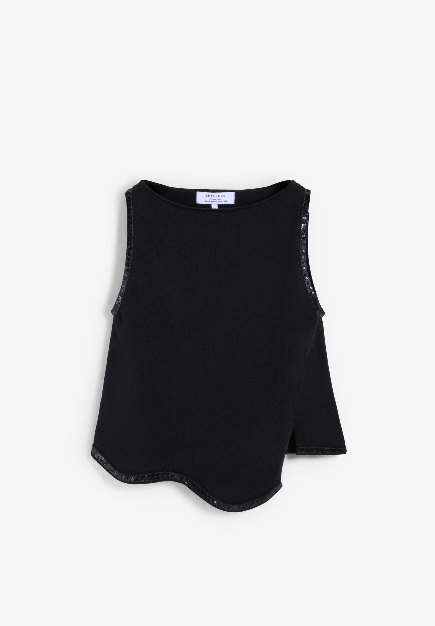 TOP DETALLE LENTEJUELAS ONDA