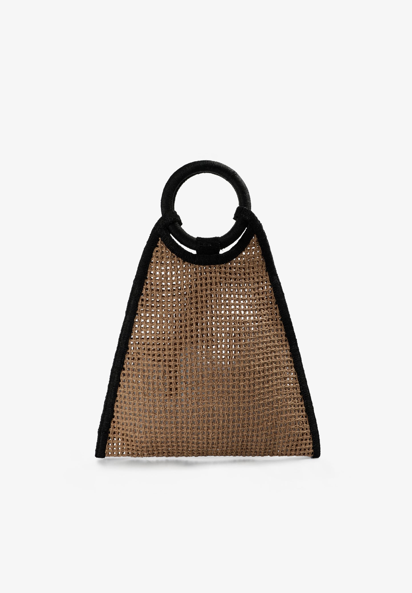 BOLSO TRENZADO TRIANGULAR