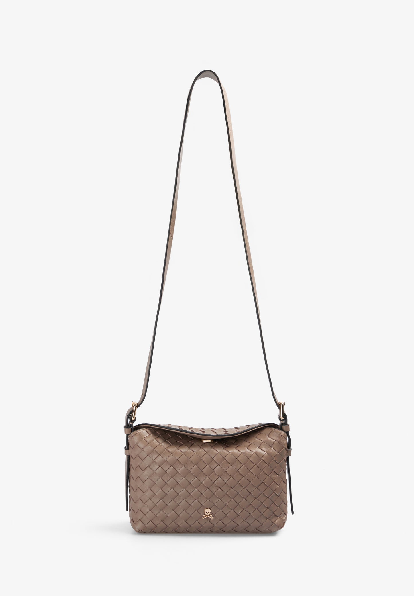 BOLSO BANDOLERA PIEL TRENZADO