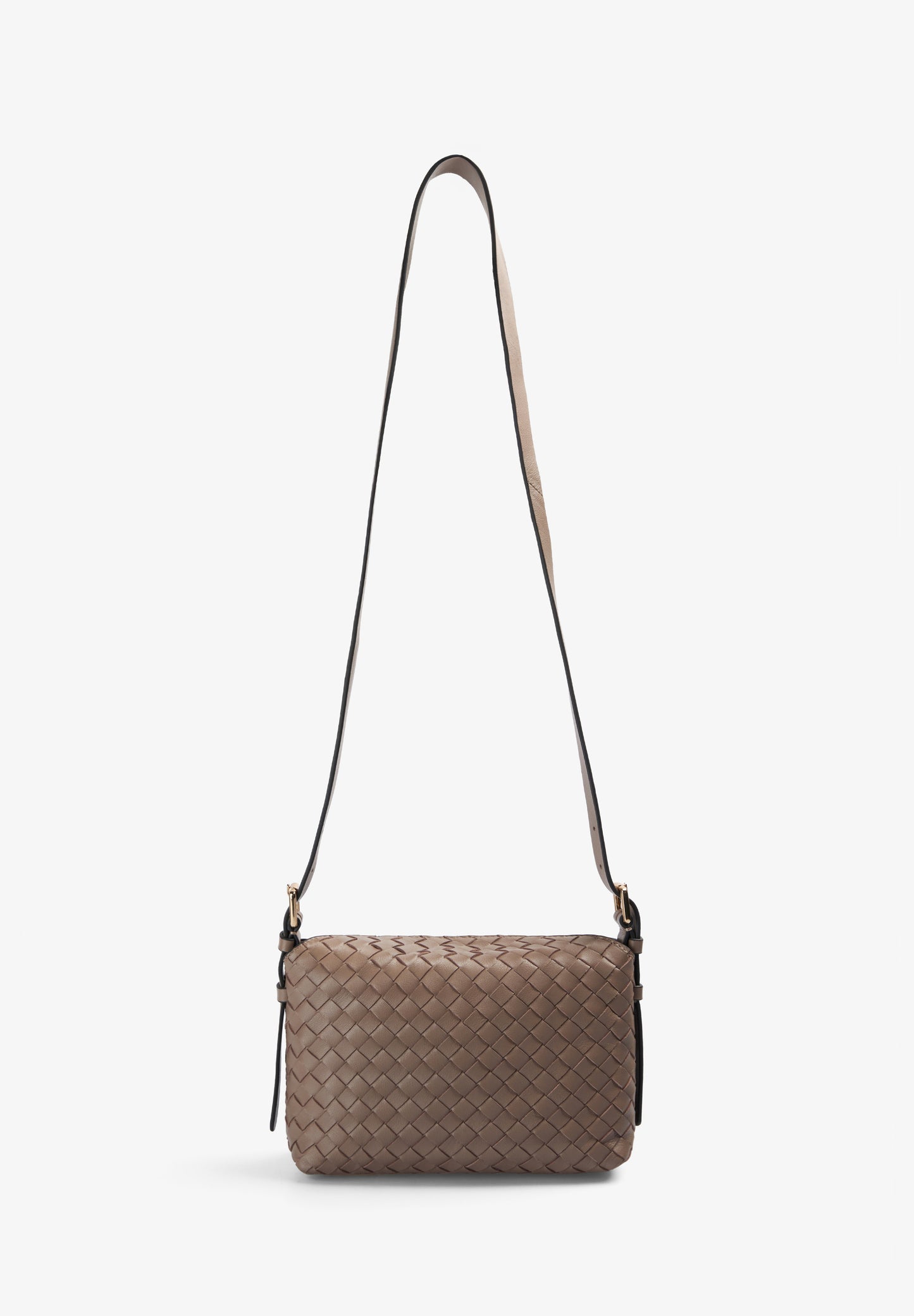 BOLSO BANDOLERA PIEL TRENZADO
