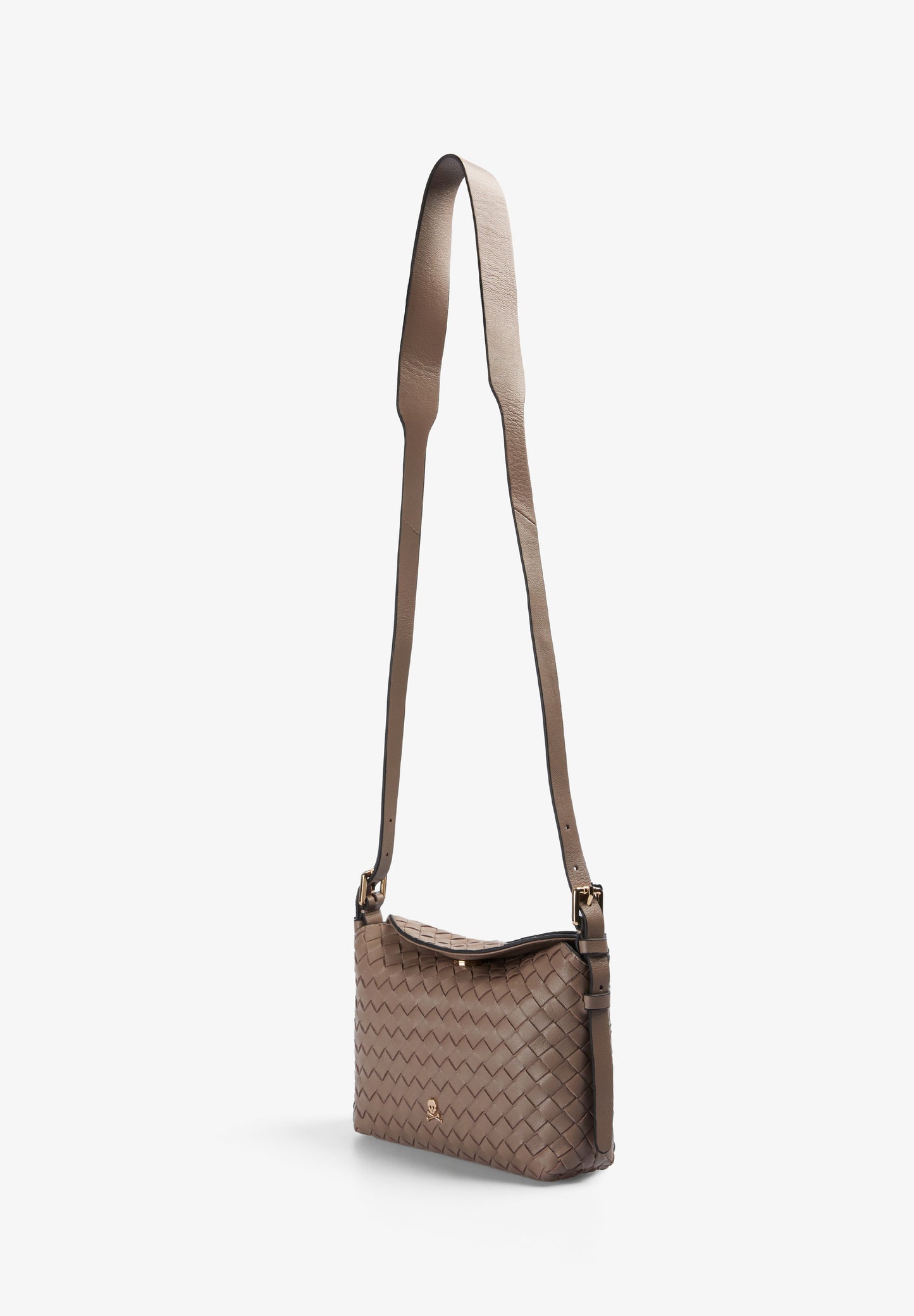BOLSO BANDOLERA PIEL TRENZADO