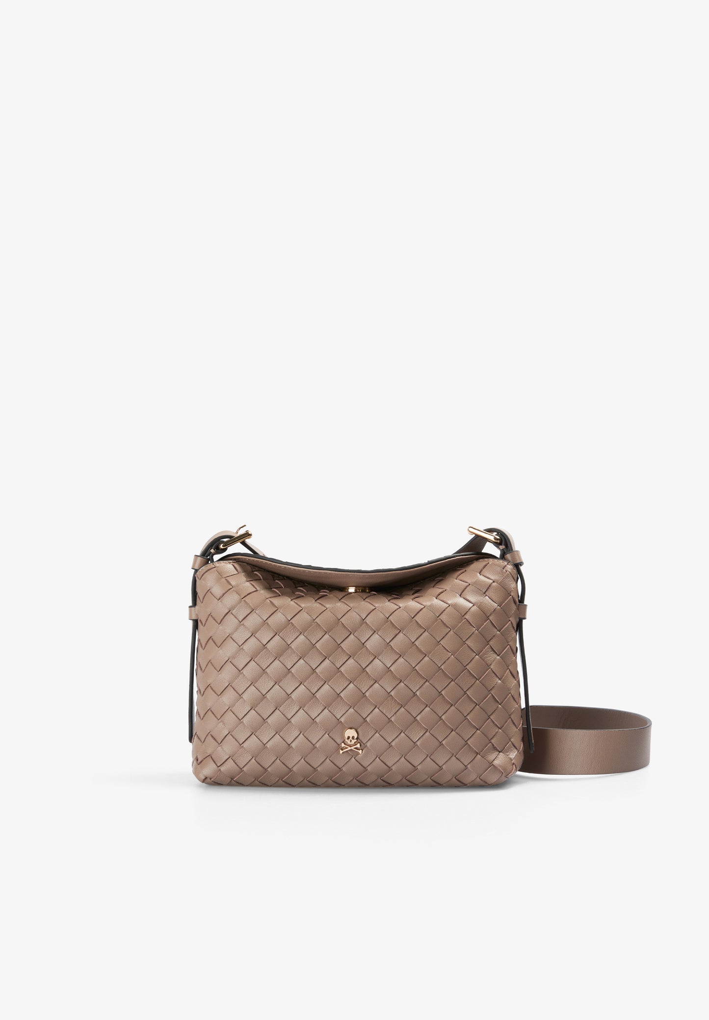 BOLSO BANDOLERA PIEL TRENZADO