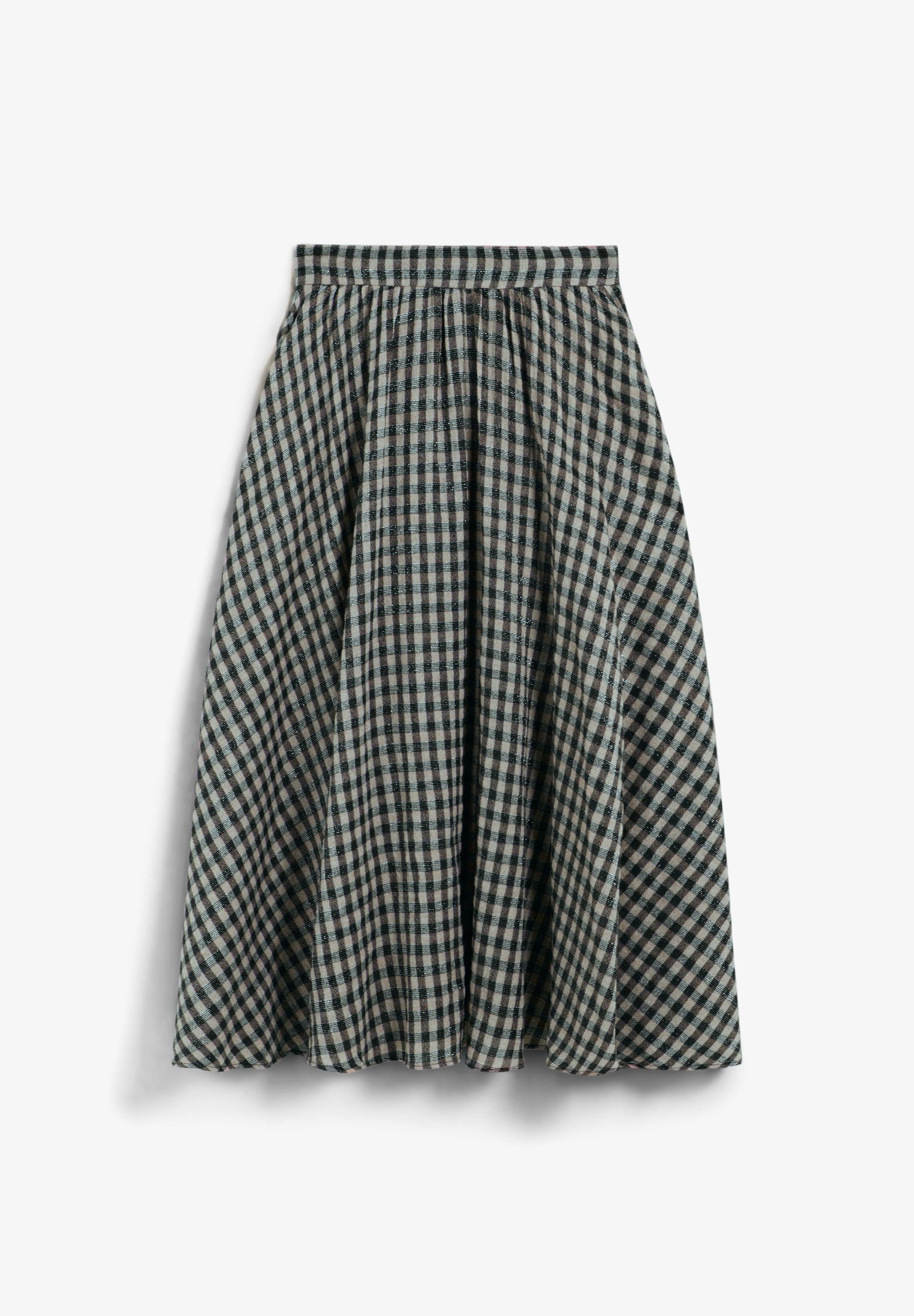FALDA MIDI CUADROS