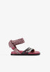 SANDALIAS TIRAS MULTICOLOR