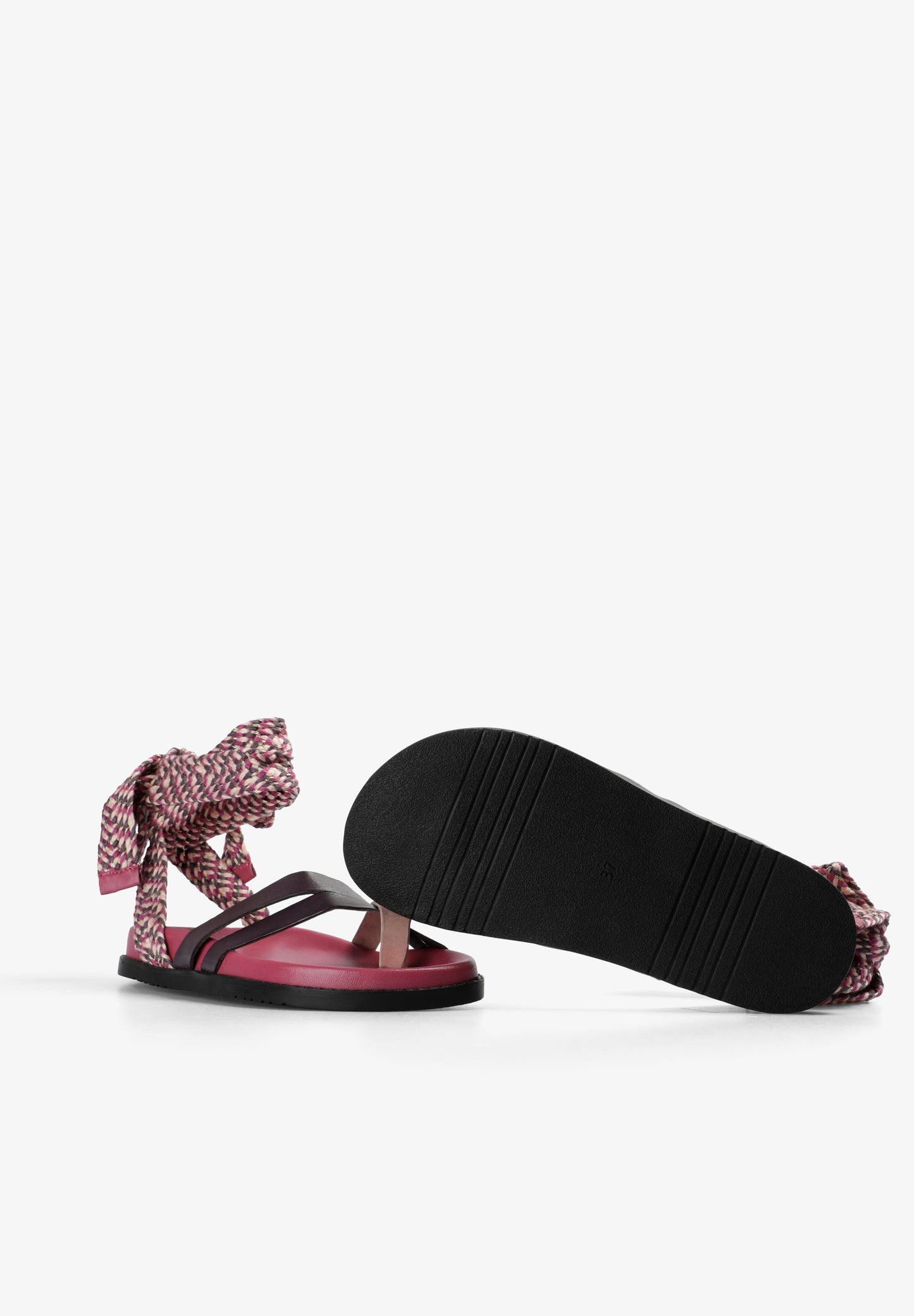 SANDALIAS TIRAS MULTICOLOR