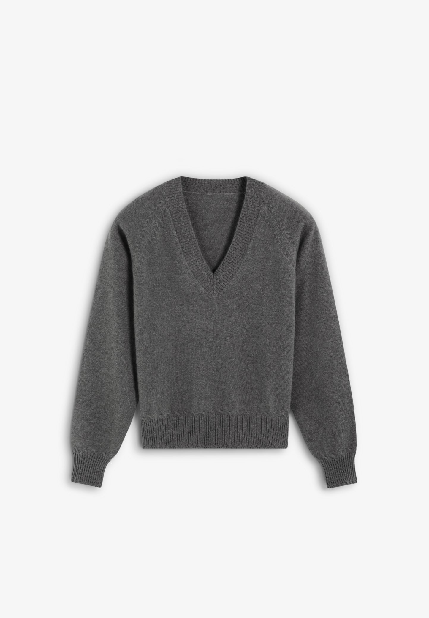 JERSEY 100% CASHMERE CUELLO PICO