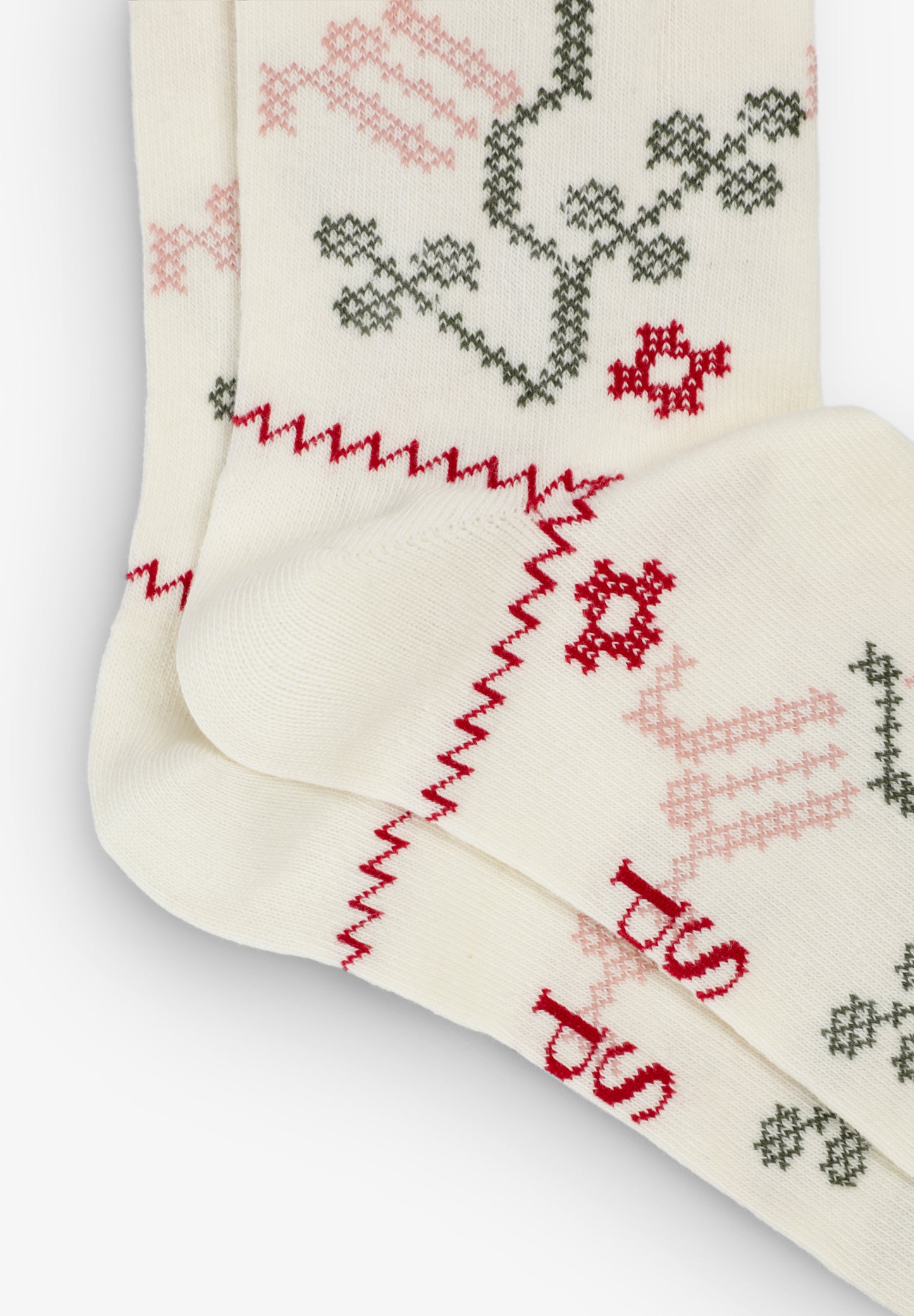 CALCETINES CAÑA CORTA BORDADOS FLORALES