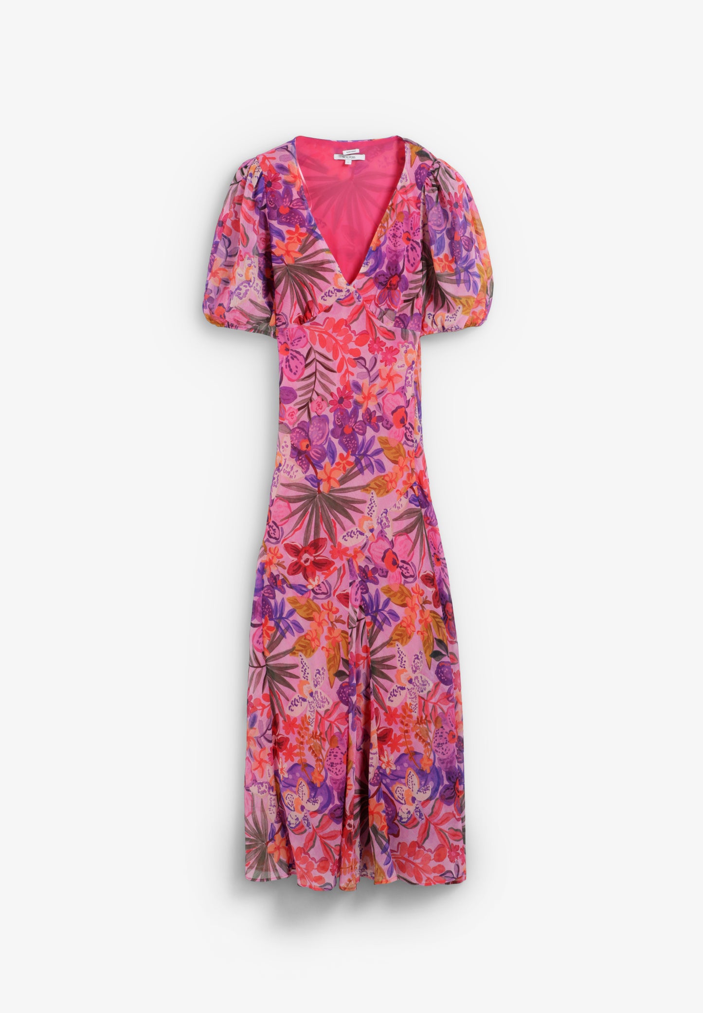 VESTIDO MAXI ESTAMPADO FLORAL