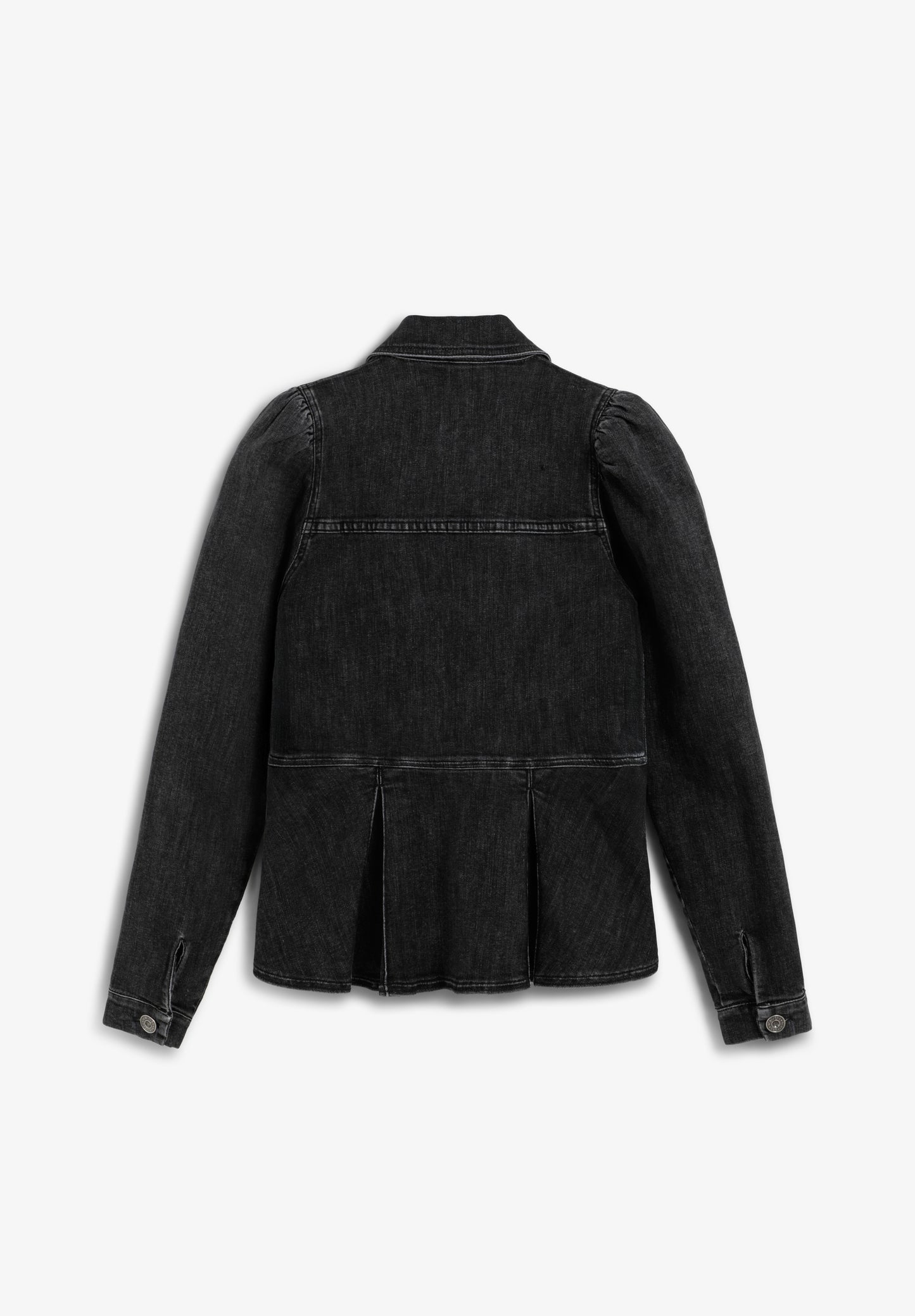 CAMISA DENIM MANGA ABULLONADA