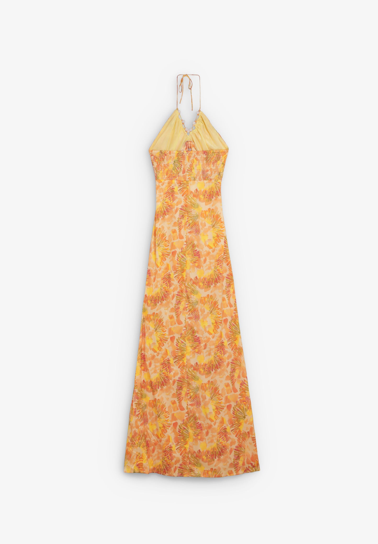 VESTIDO MAXI CUELLO HALTER
