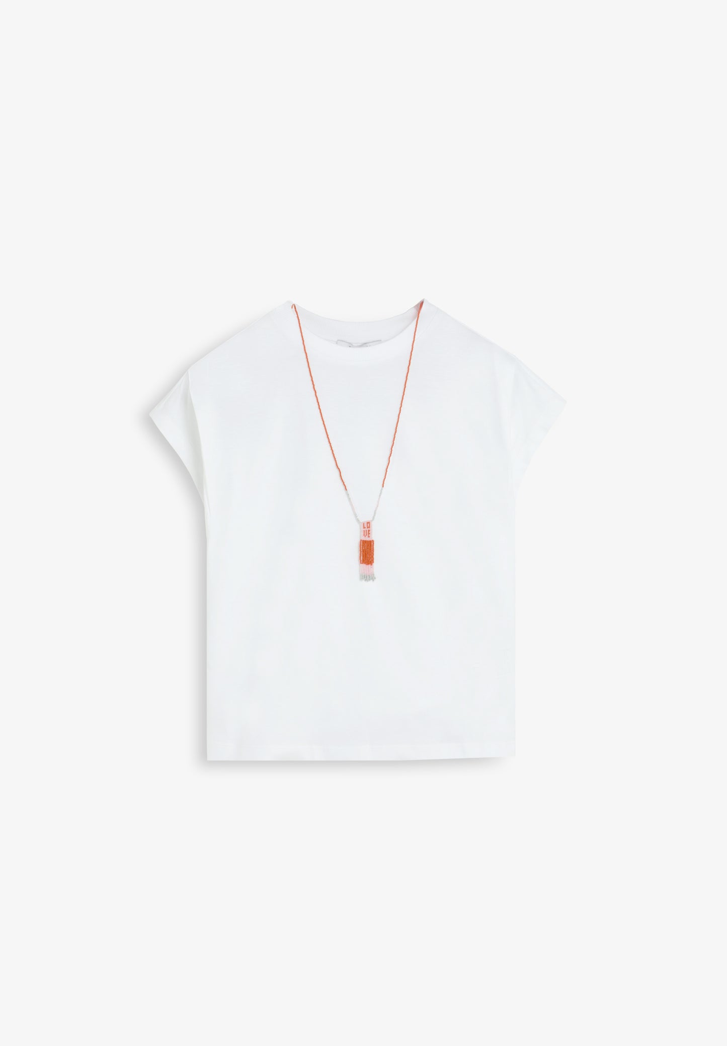 CAMISETA MANGA CORTA COLGANTE