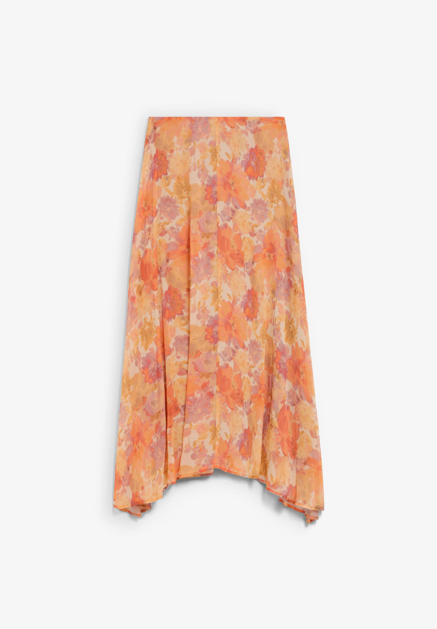 FALDA MIDI FLORAL
