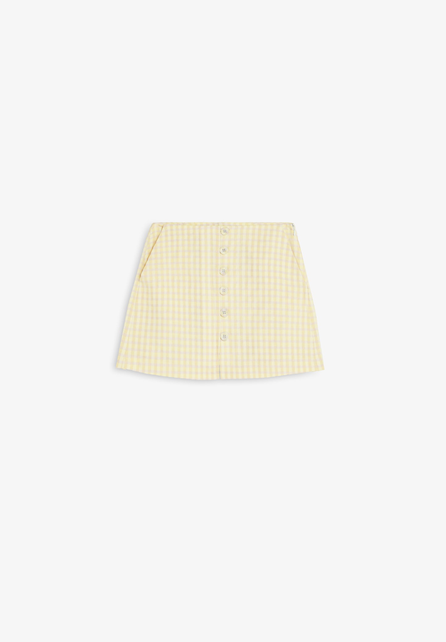 FALDA PANTALÓN VICHY BOTONES