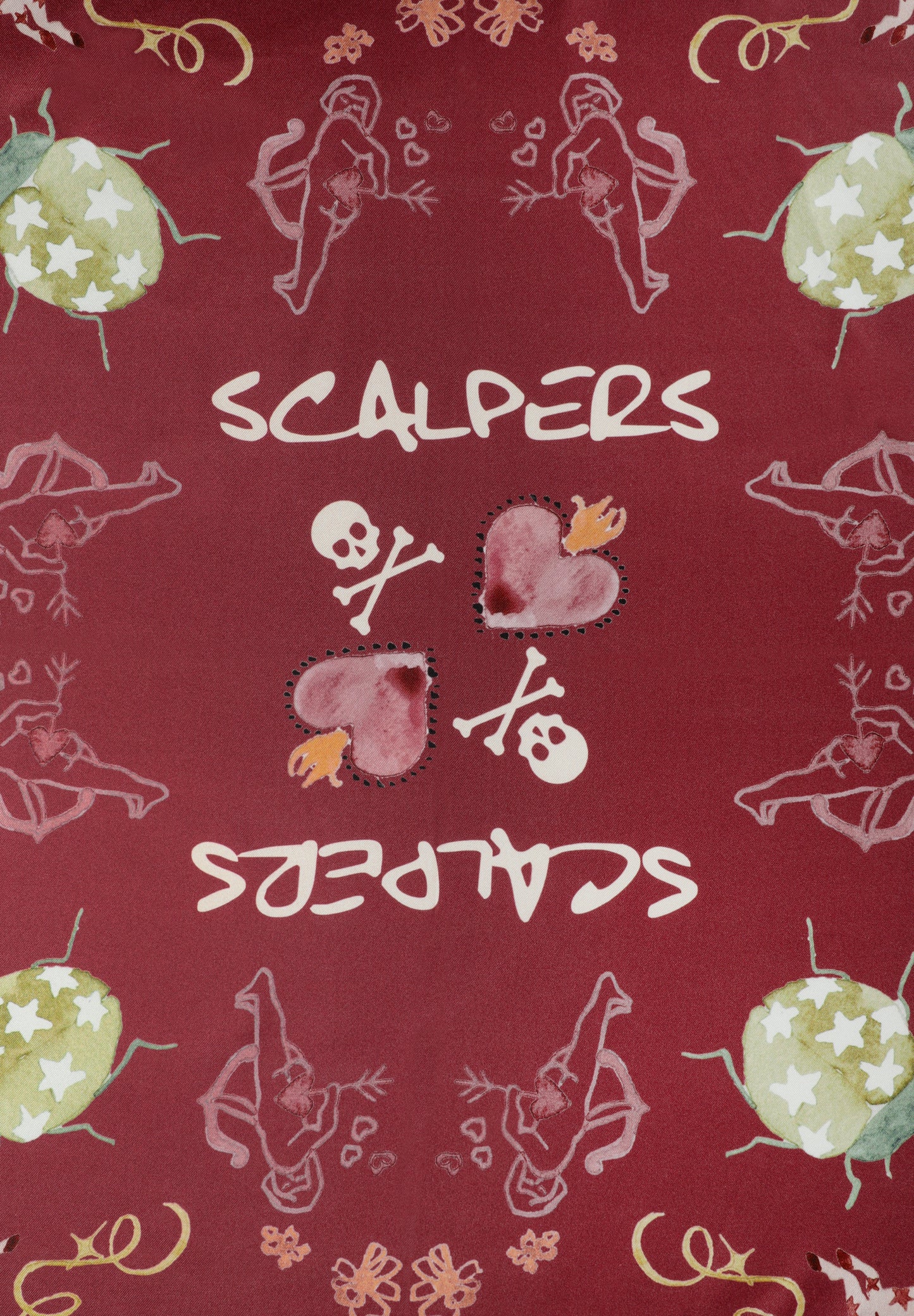 PAÑUELO ESTAMPADO 100% SEDA