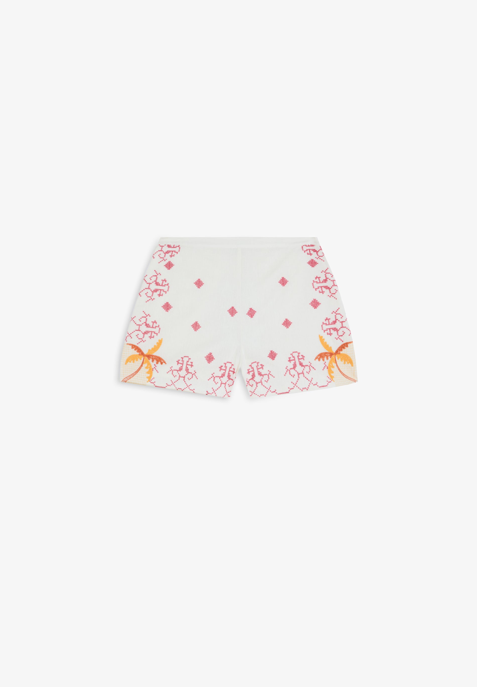SHORTS BORDADOS MULTICOLOR