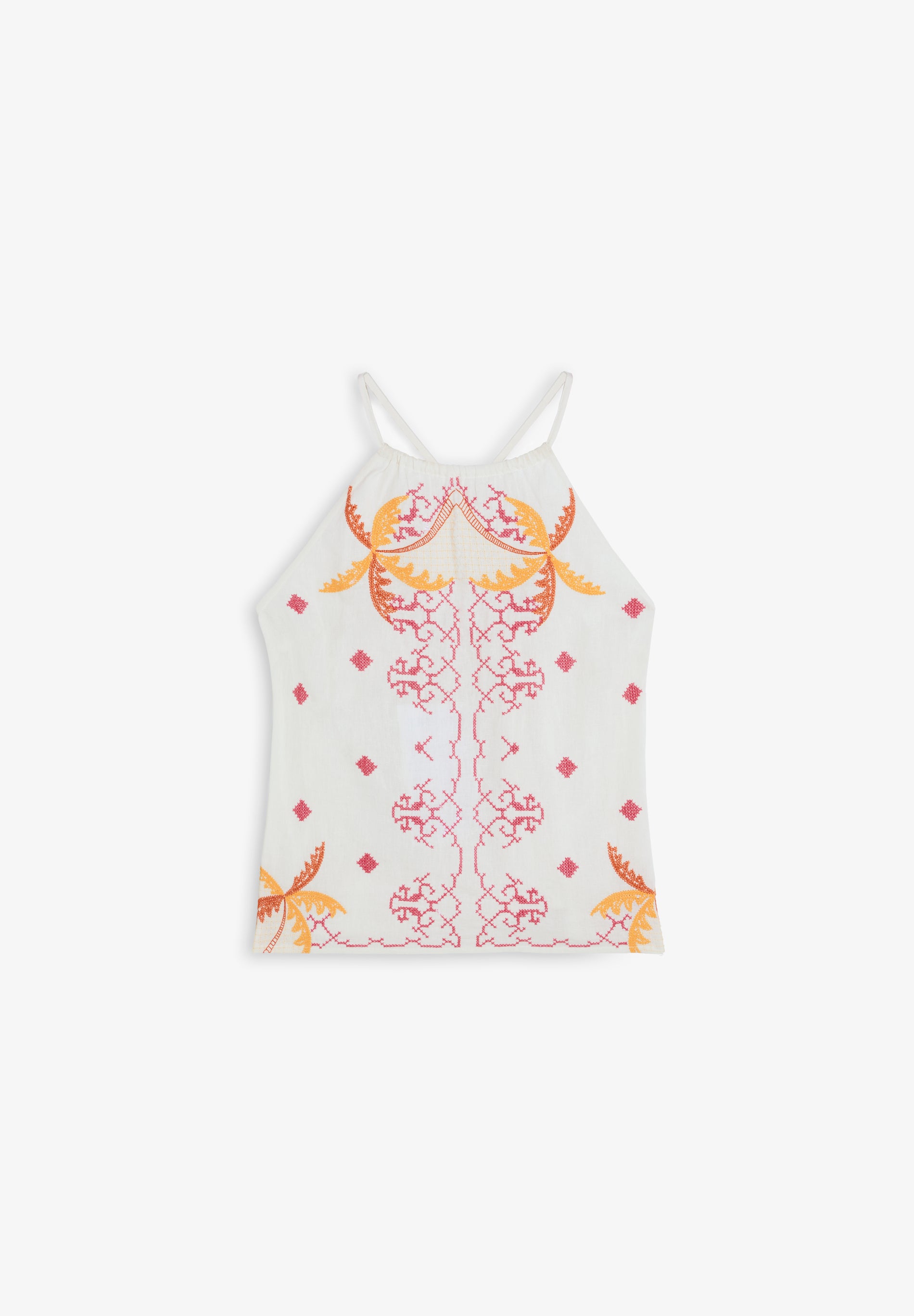 TOP HALTER BORDADO