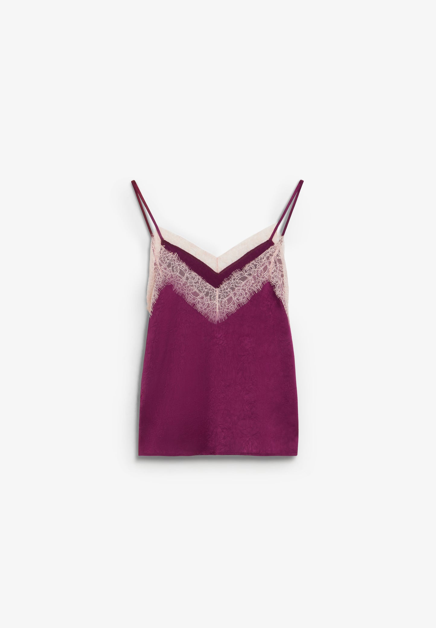 TOP SATINADO ENCAJE