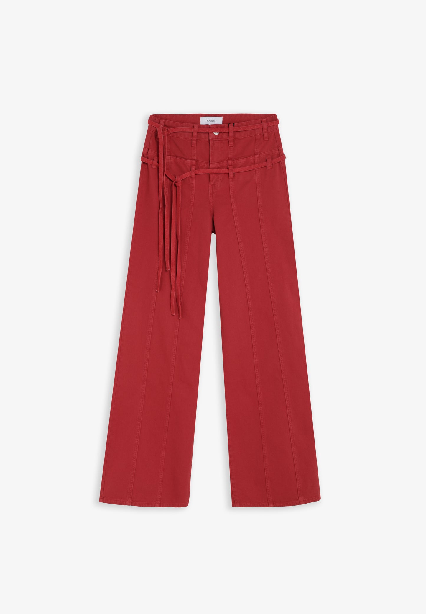 PANTALÓN DENIM DOBLE CINTURÓN