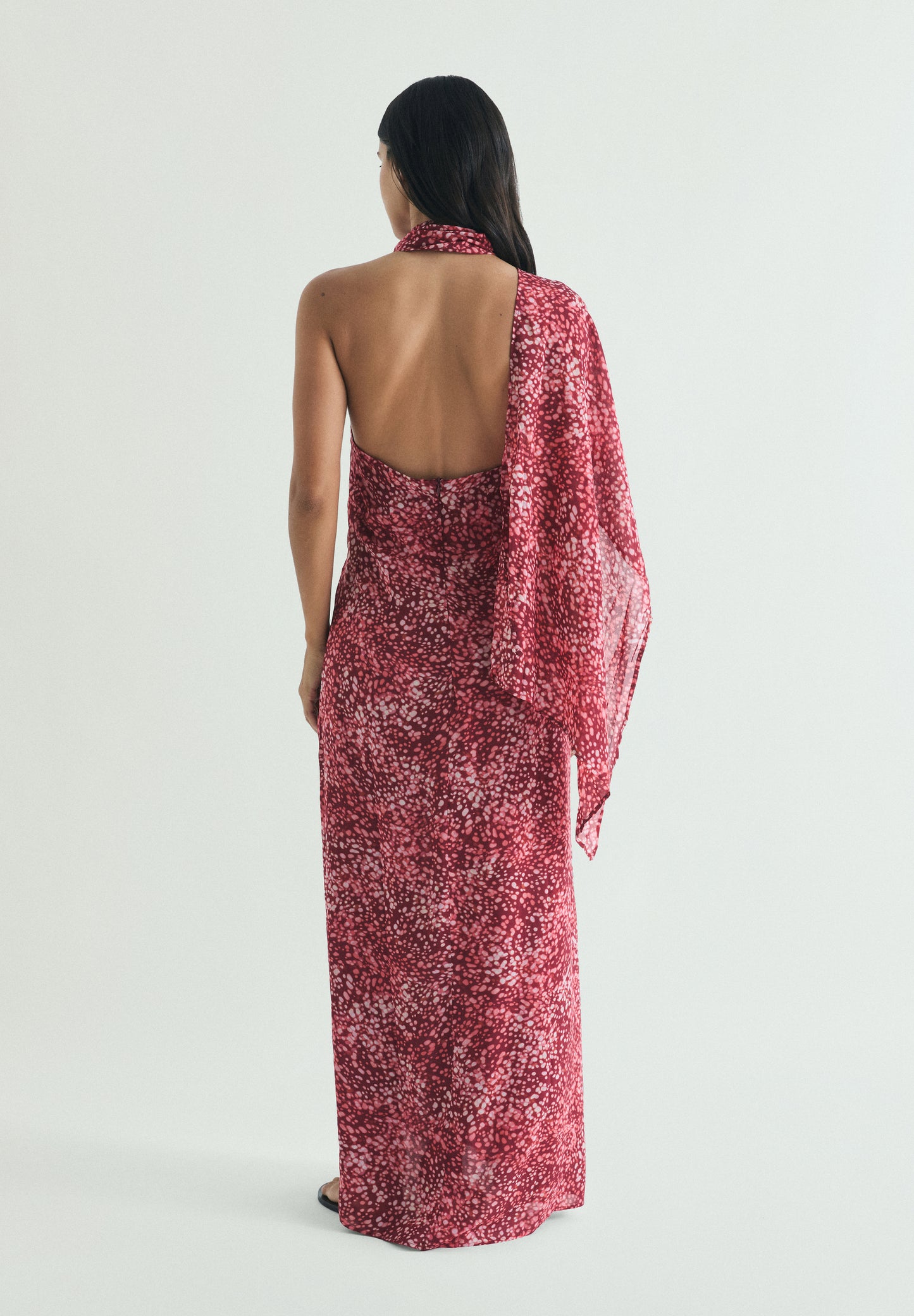 VESTIDO HALTER ESTAMPADO
