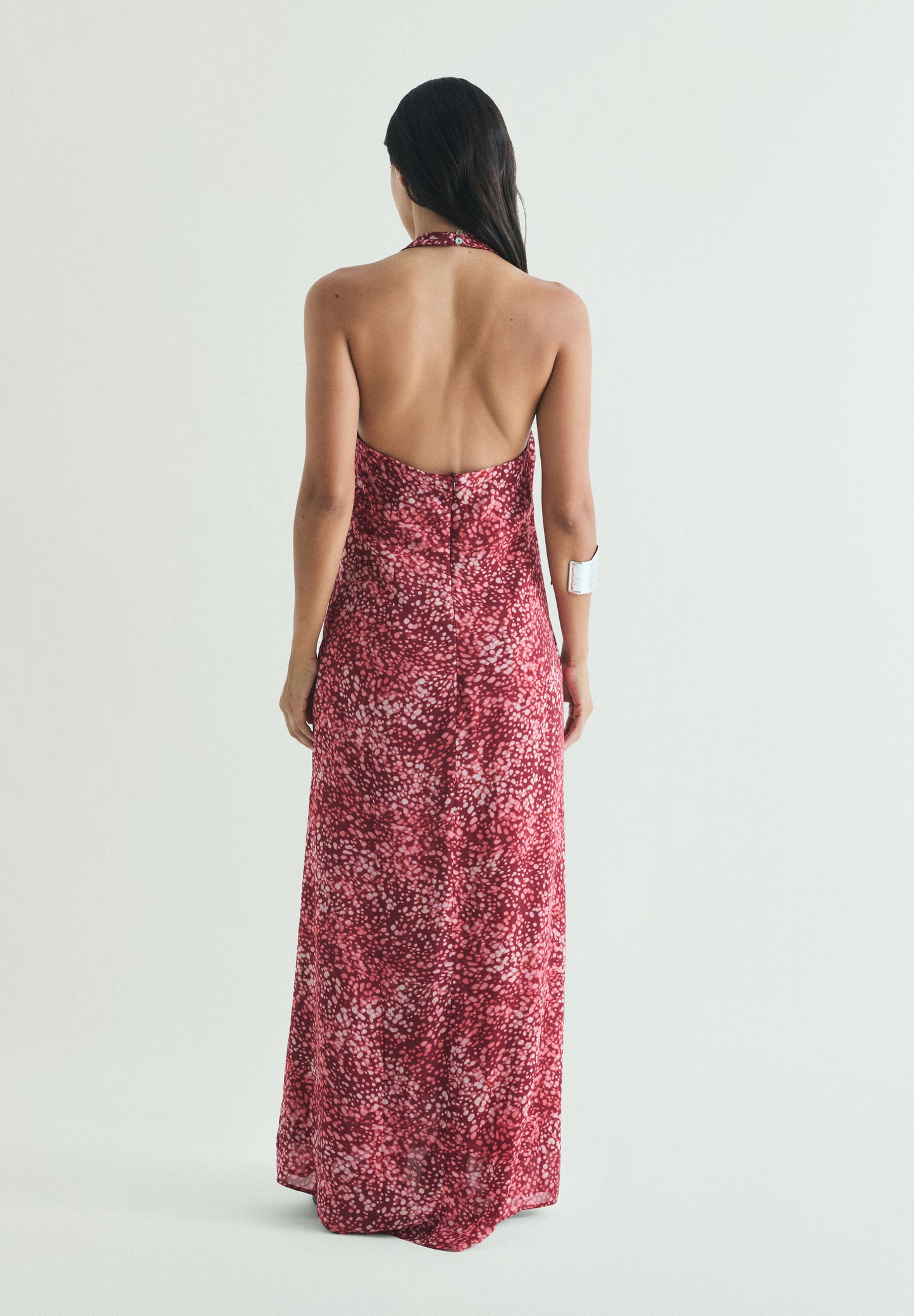 VESTIDO HALTER ESTAMPADO