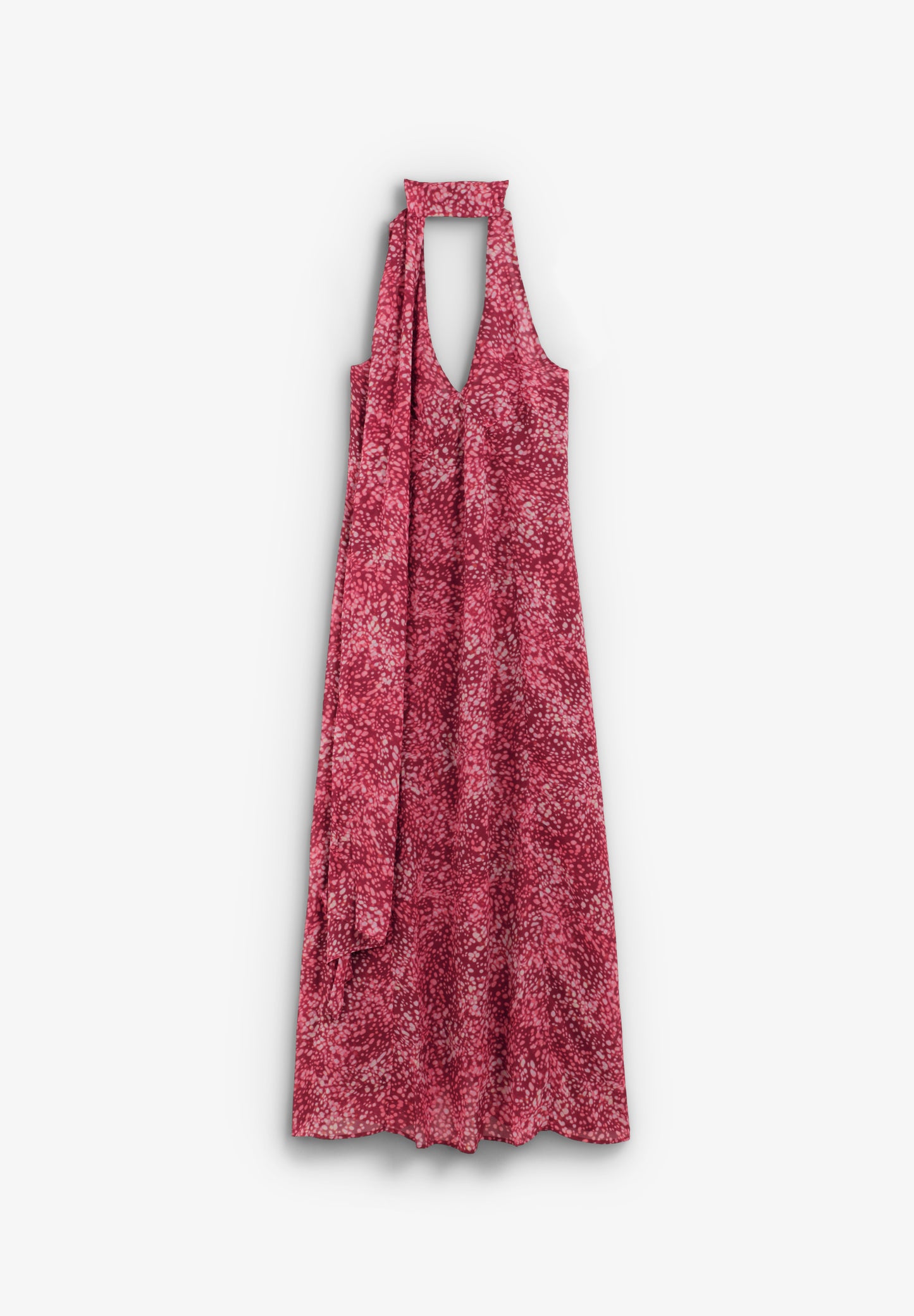 VESTIDO HALTER ESTAMPADO
