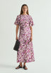 FALDA MIDI ESTAMPADA