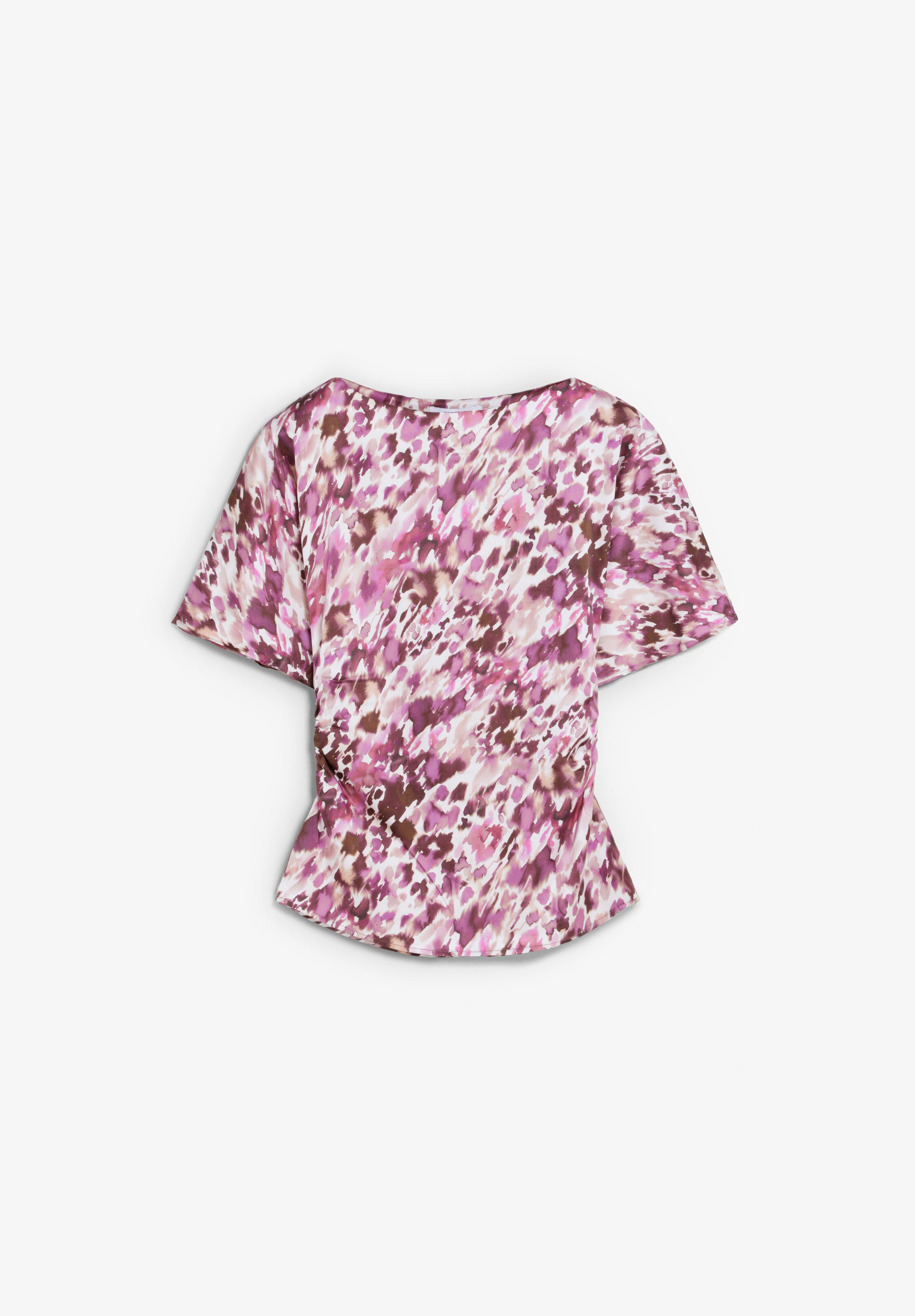 TOP ESTAMPADO DRAPEADO LATERAL