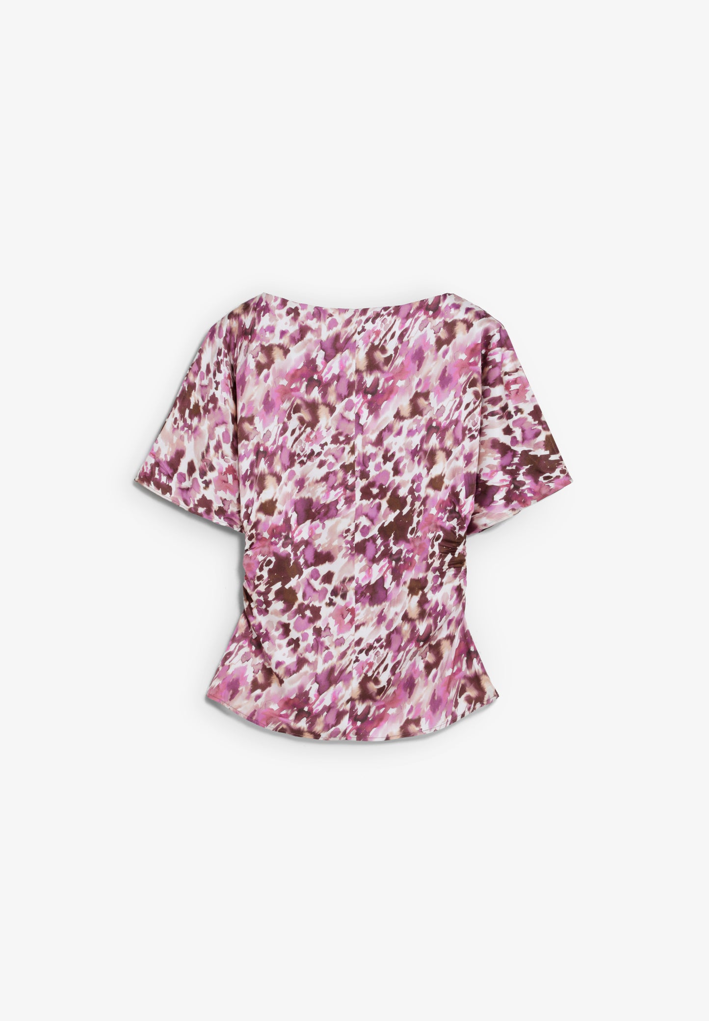 TOP ESTAMPADO DRAPEADO LATERAL