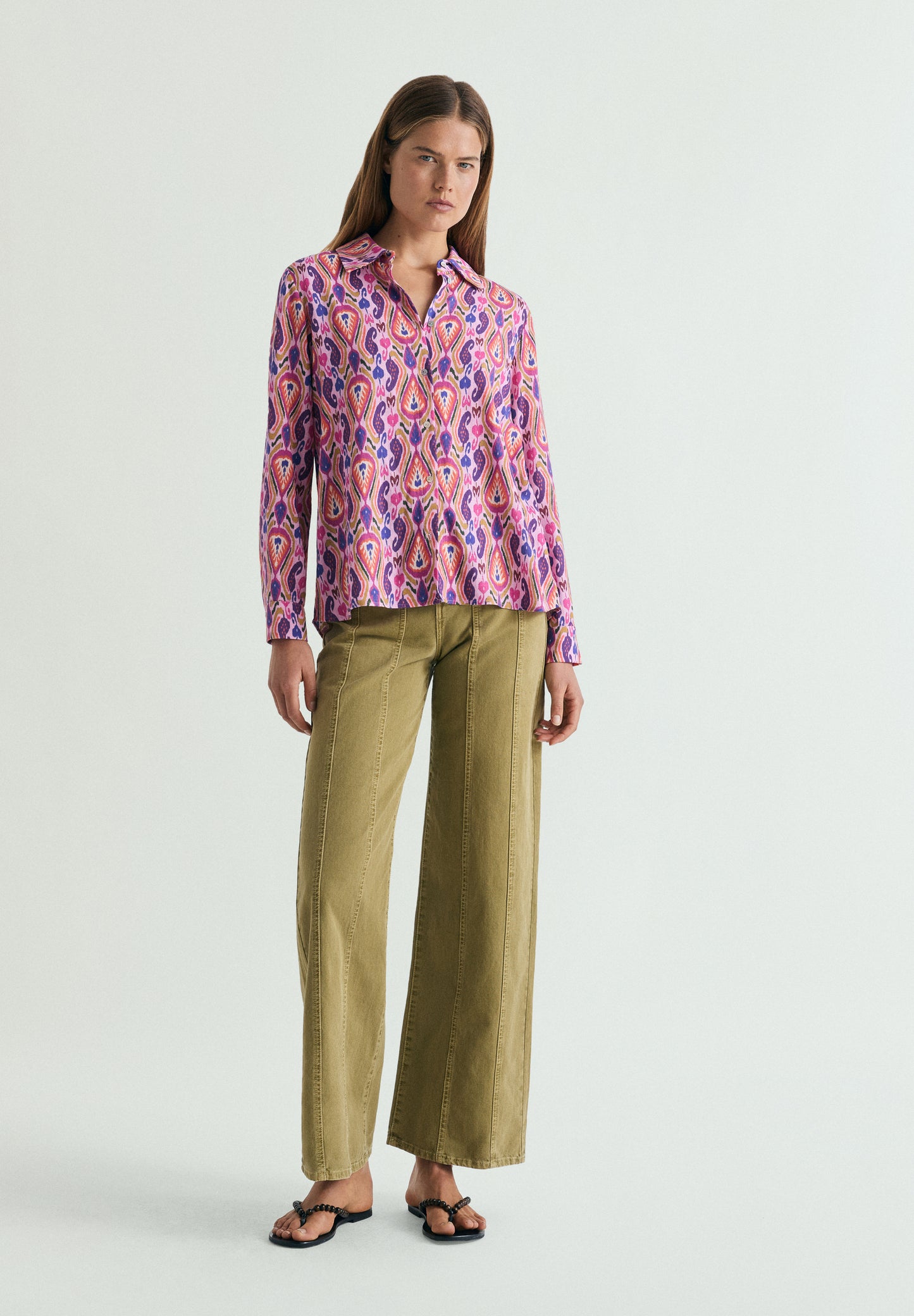 CAMISA FLUIDA MULTICOLOR