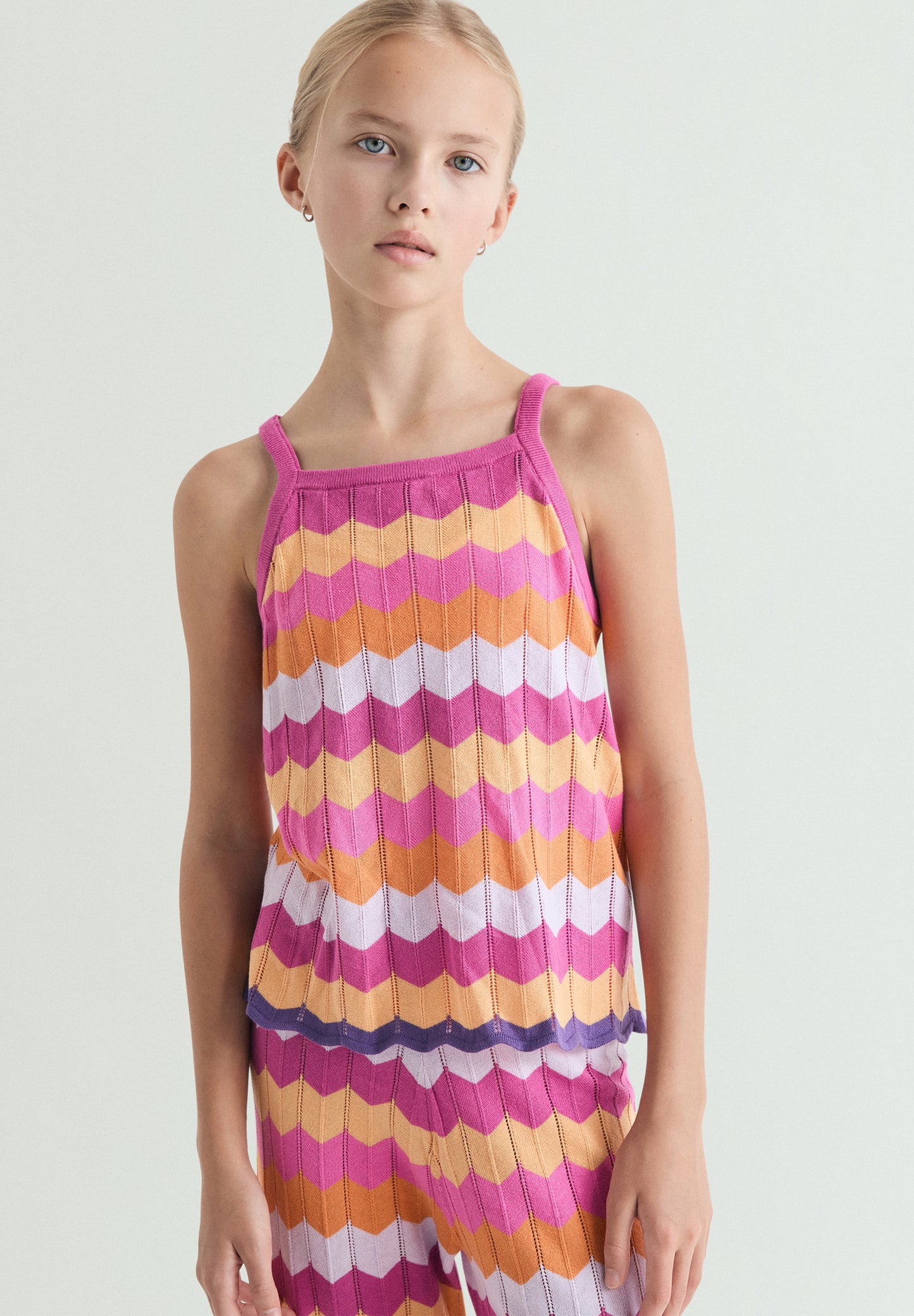 TOP PUNTO MULTICOLOR